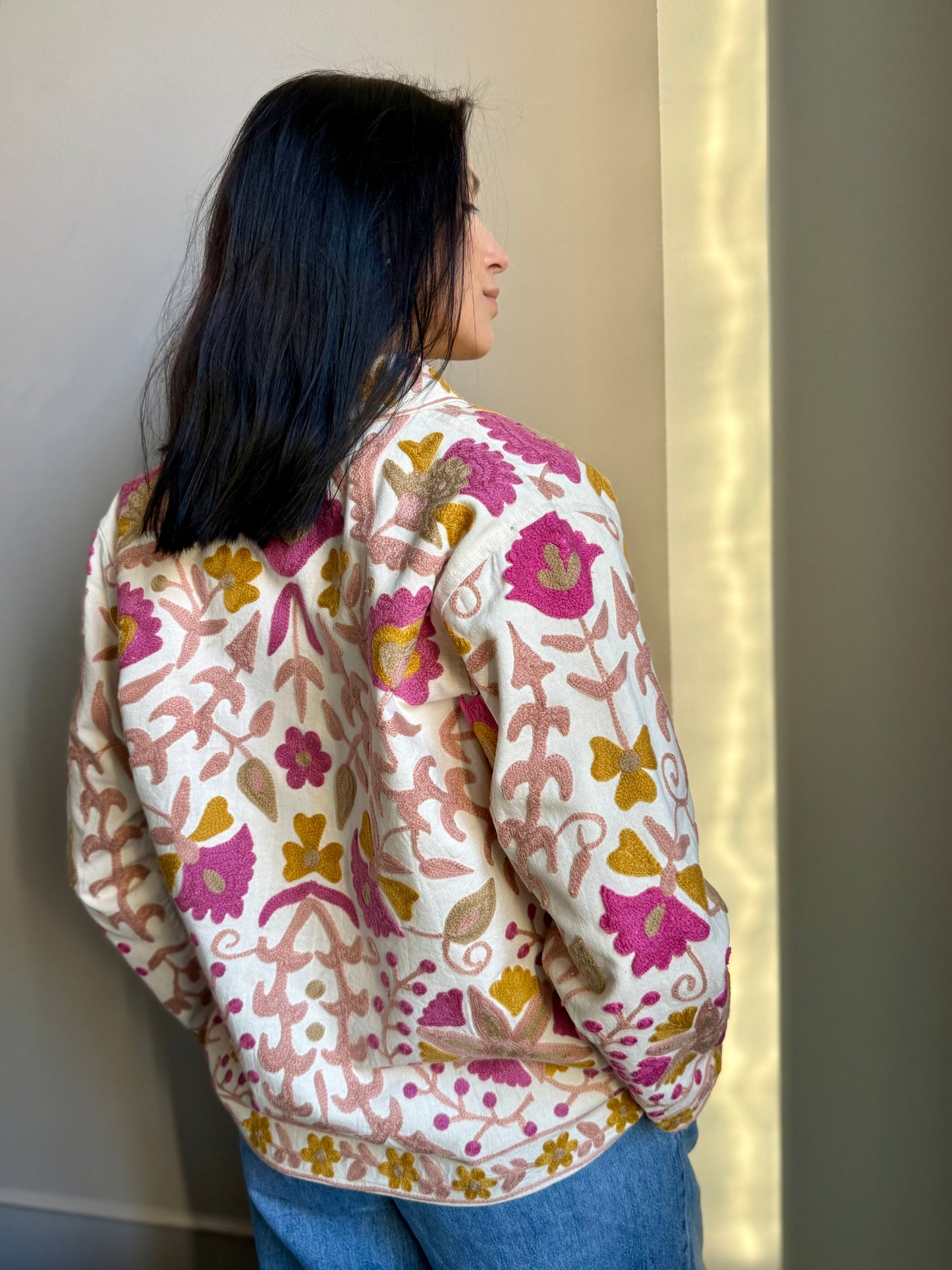 Cotton Boho Jacket Embroidered