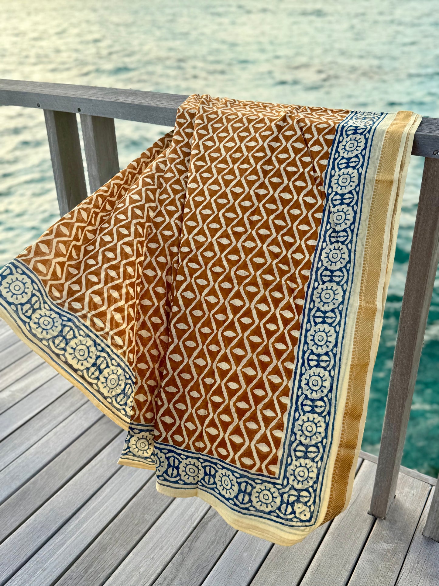 Golden Bagru Pareo/Sarong