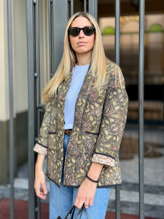 LOld Kantha Kimono Jacket
