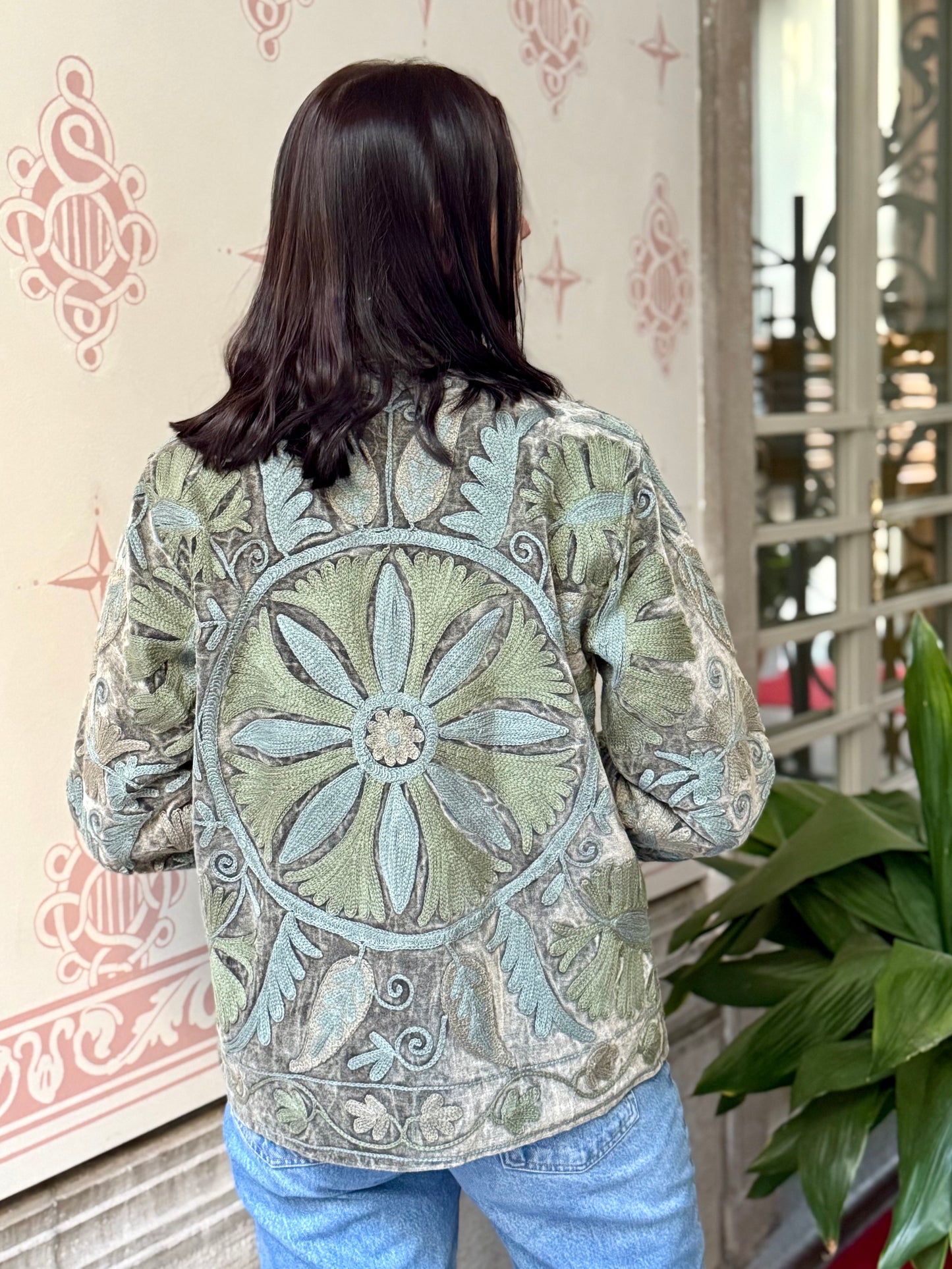 Velvet Jacket Stone Washed - Medium