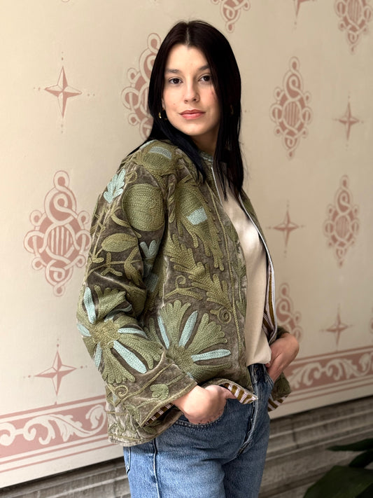 Velvet Jacket Stone Washed - Medium