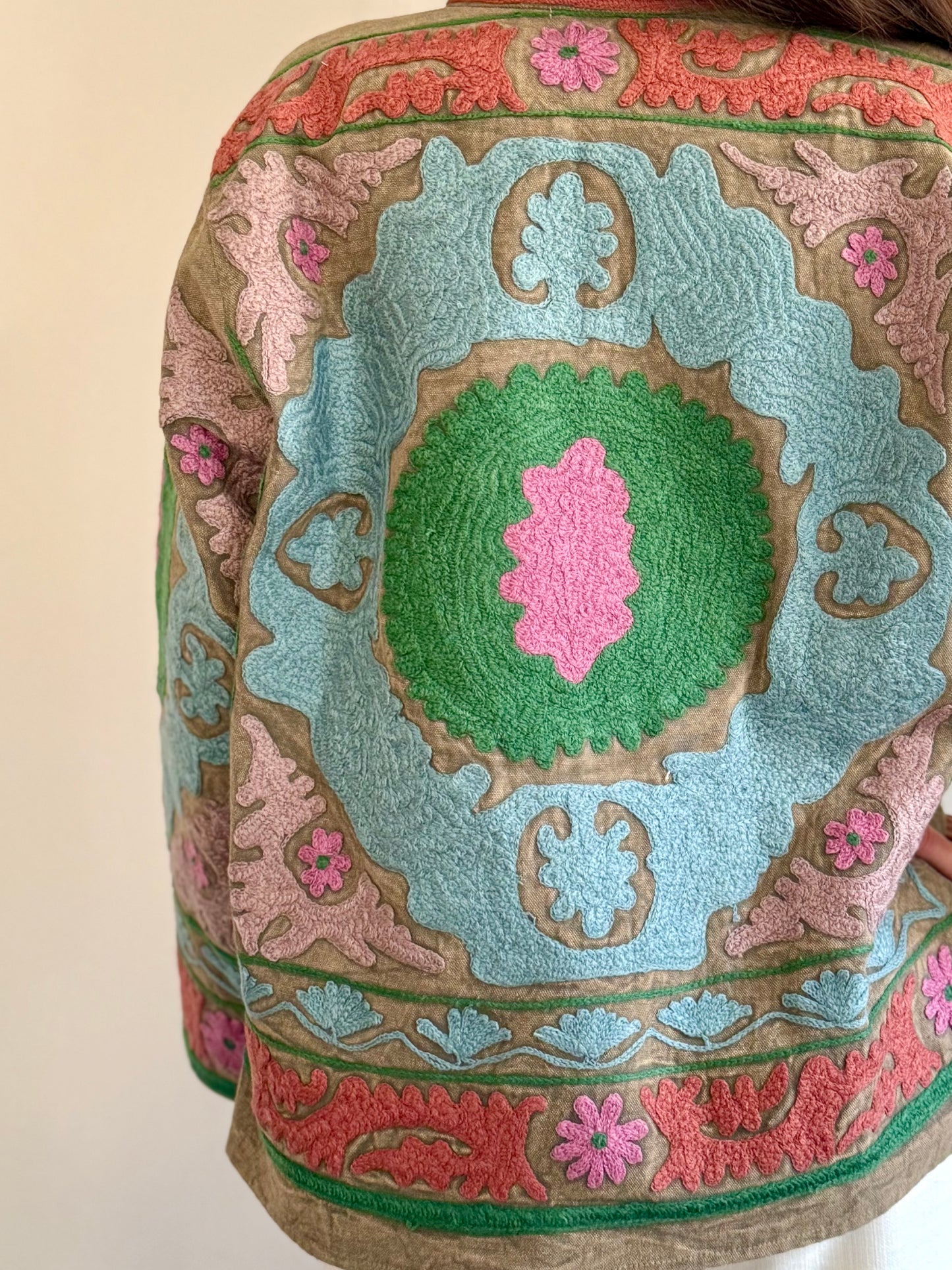 Cotton Suzani Jacket Embroidered
