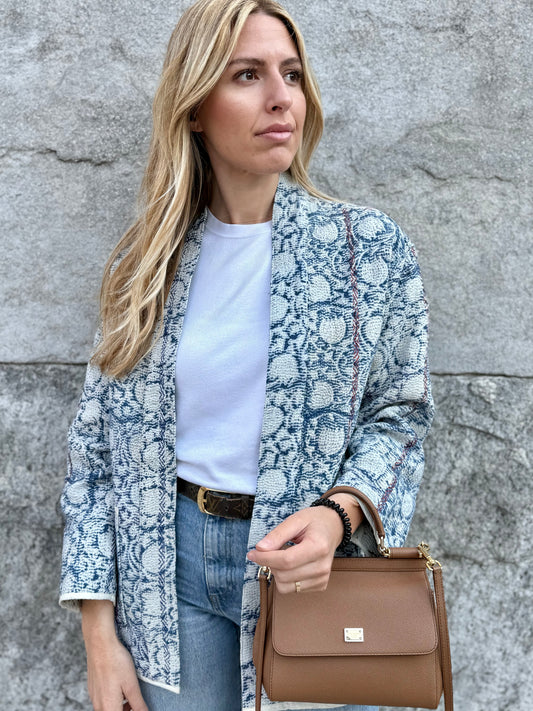 Old Kantha Kimono Jacket