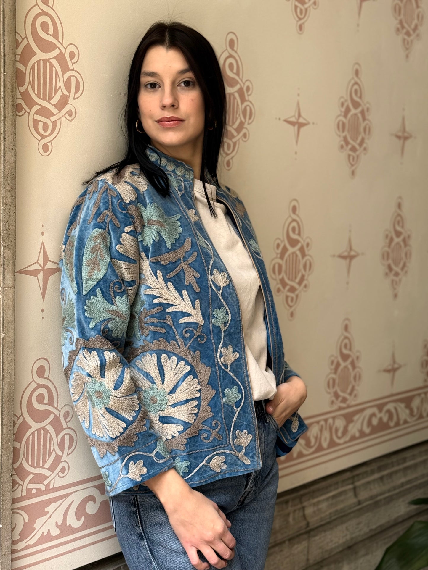 Velvet Jacket Stone Washed - Small