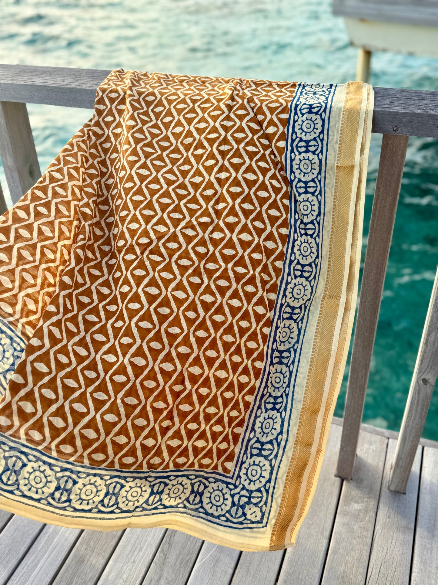 Golden Bagru Pareo/Sarong