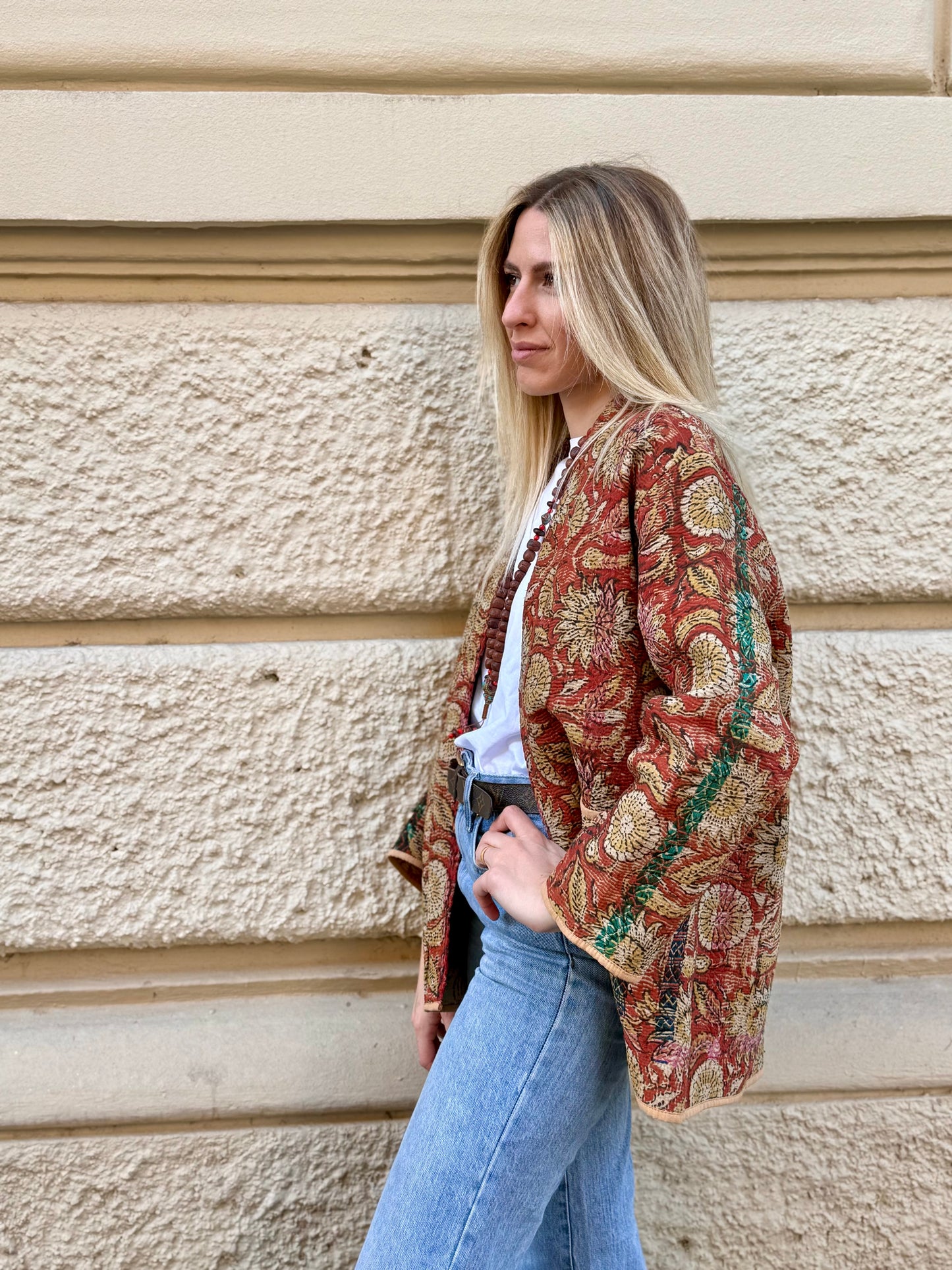 Old Kantha Kimono Jacket