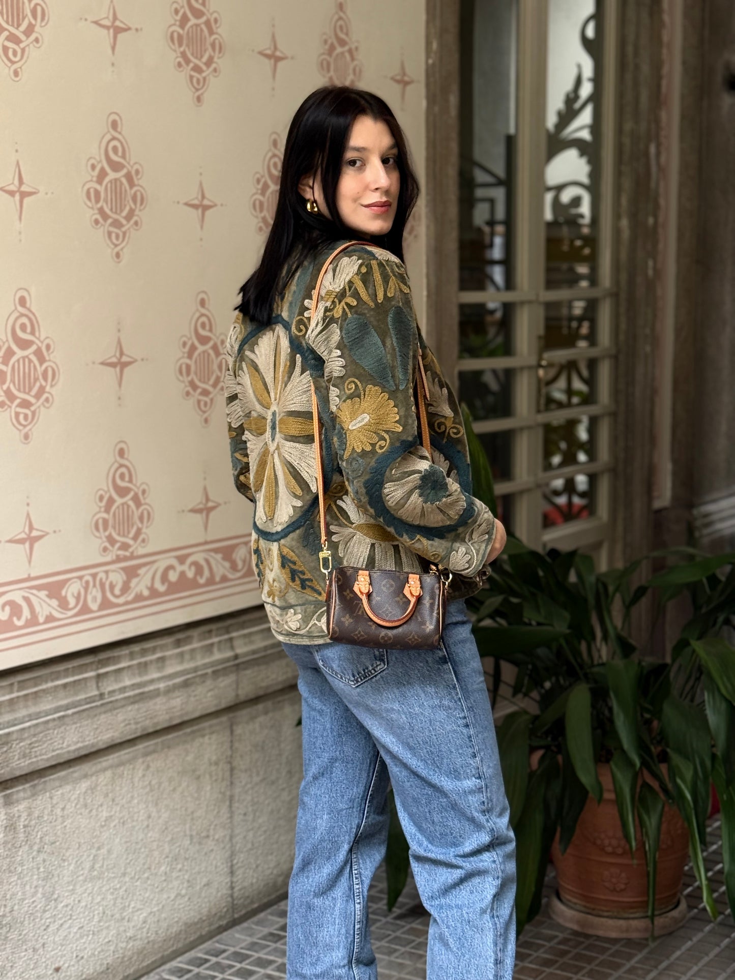 Velvet Jacket Stone Washed - Small