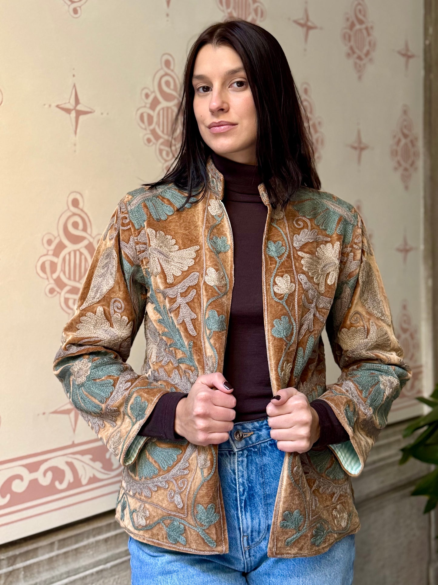 Velvet Jacket Stone Washed - Small