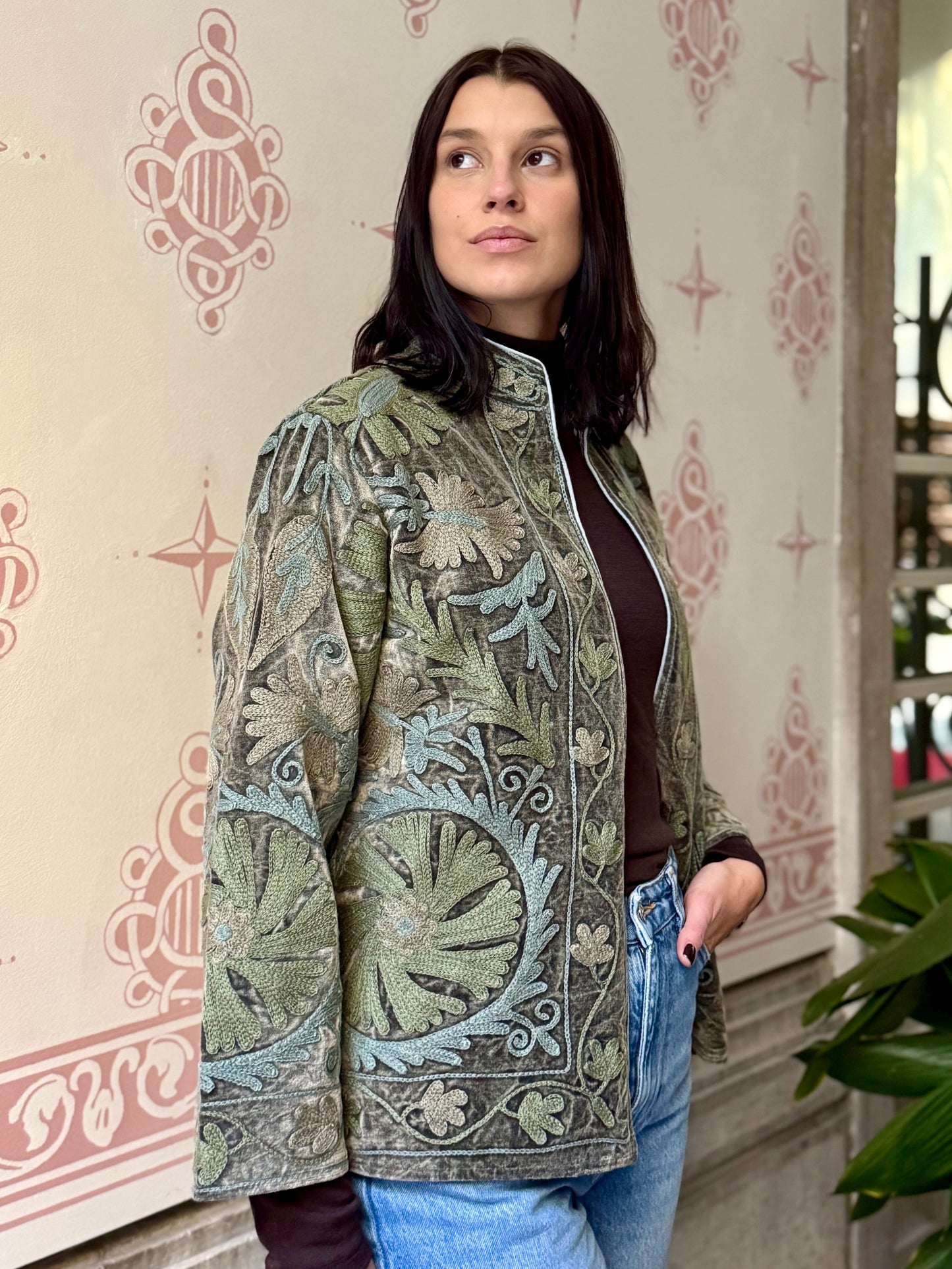 Velvet Jacket Stone Washed - Medium