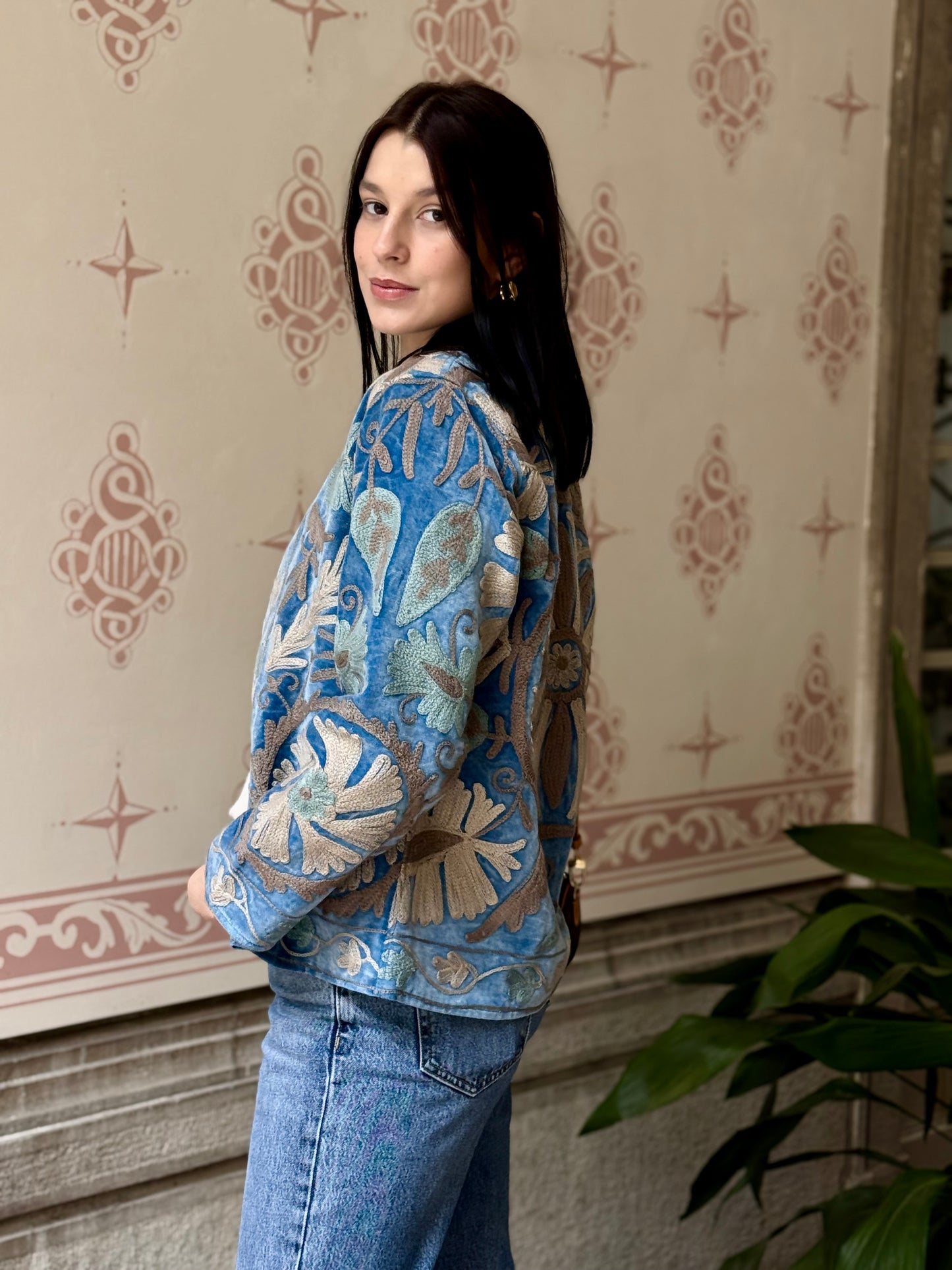 Velvet Jacket Stone Washed - Small