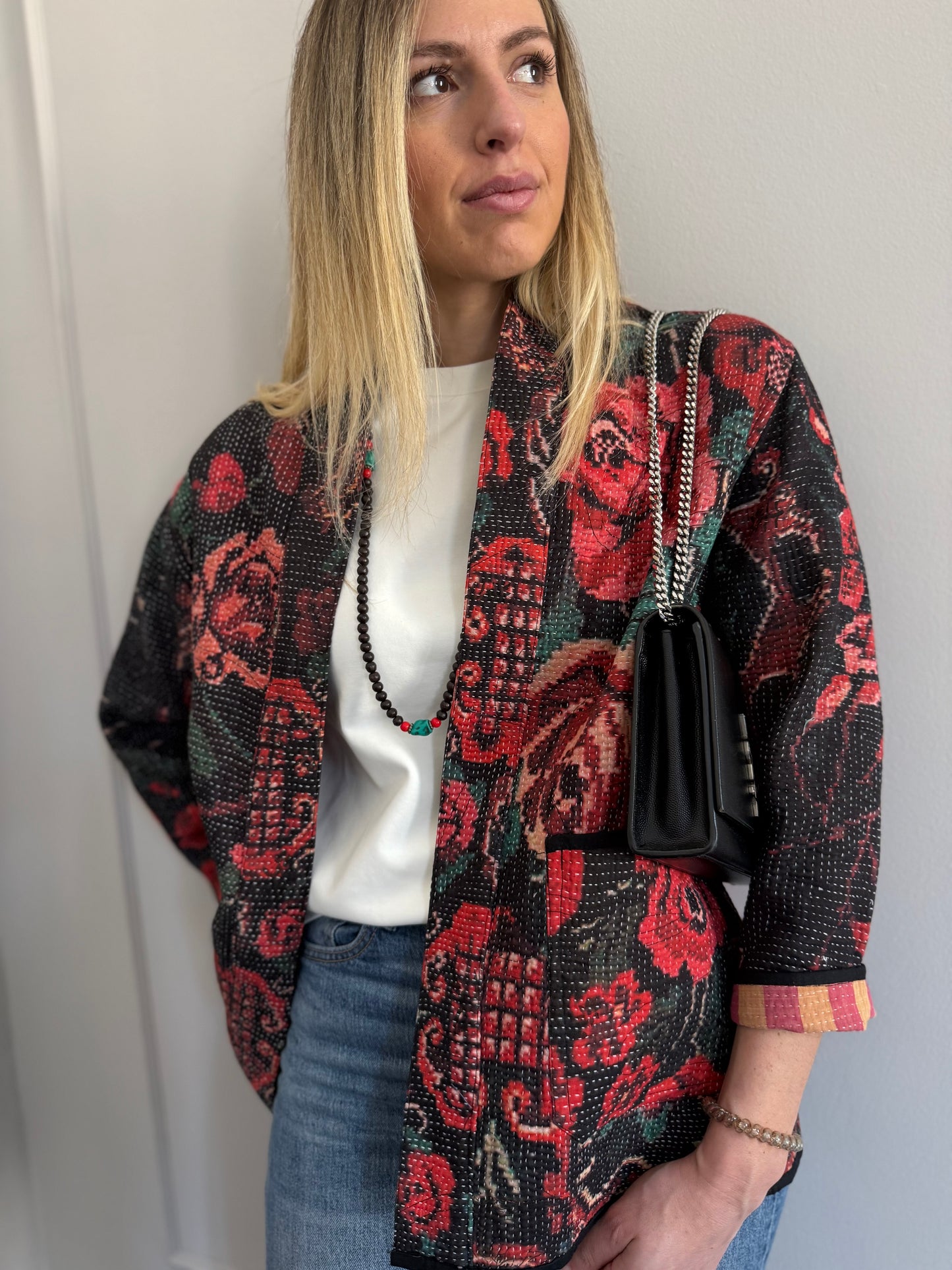 Old Kantha Kimono Jacket