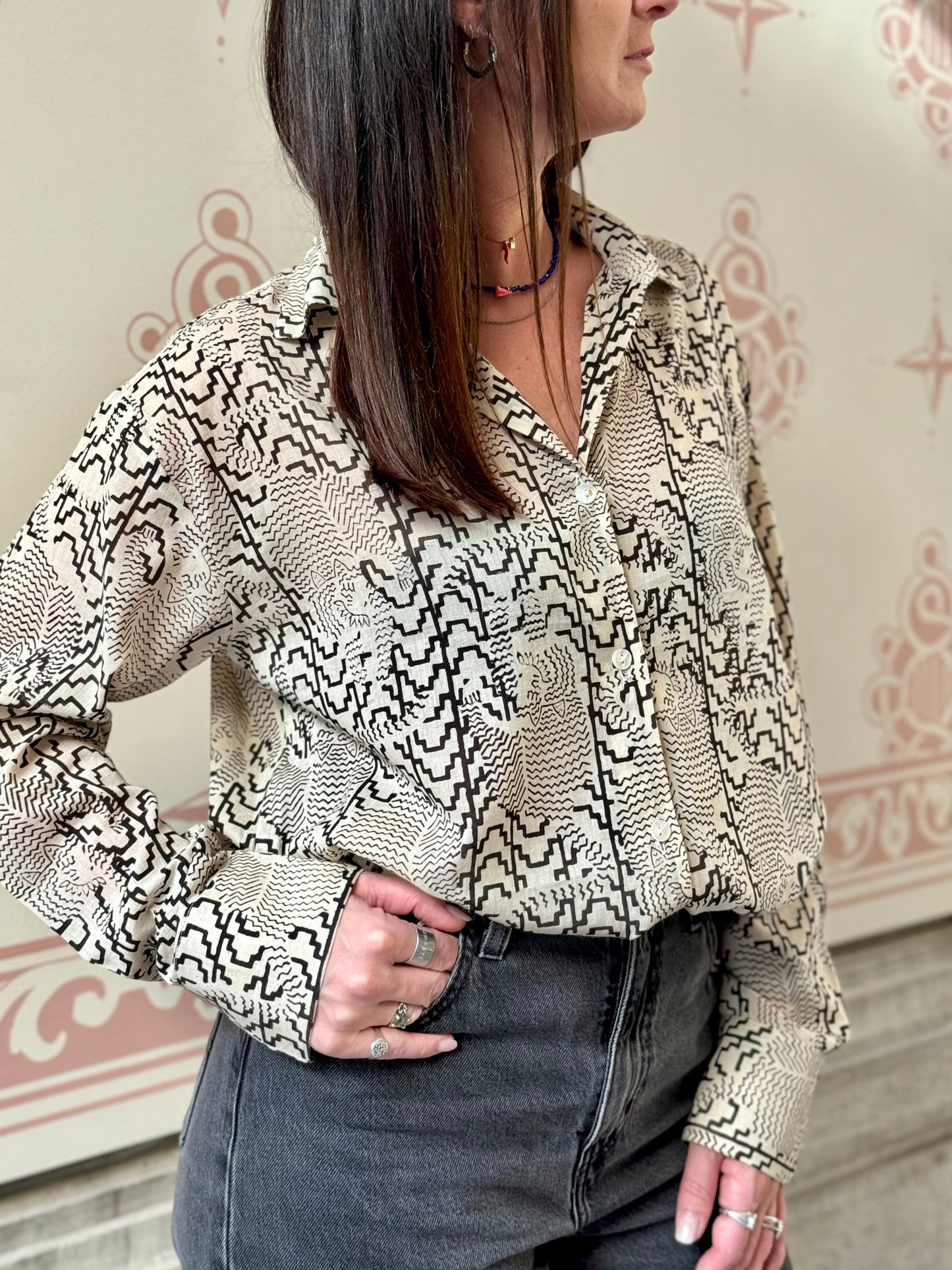 Cotton Shirt - Tibetan Tiger