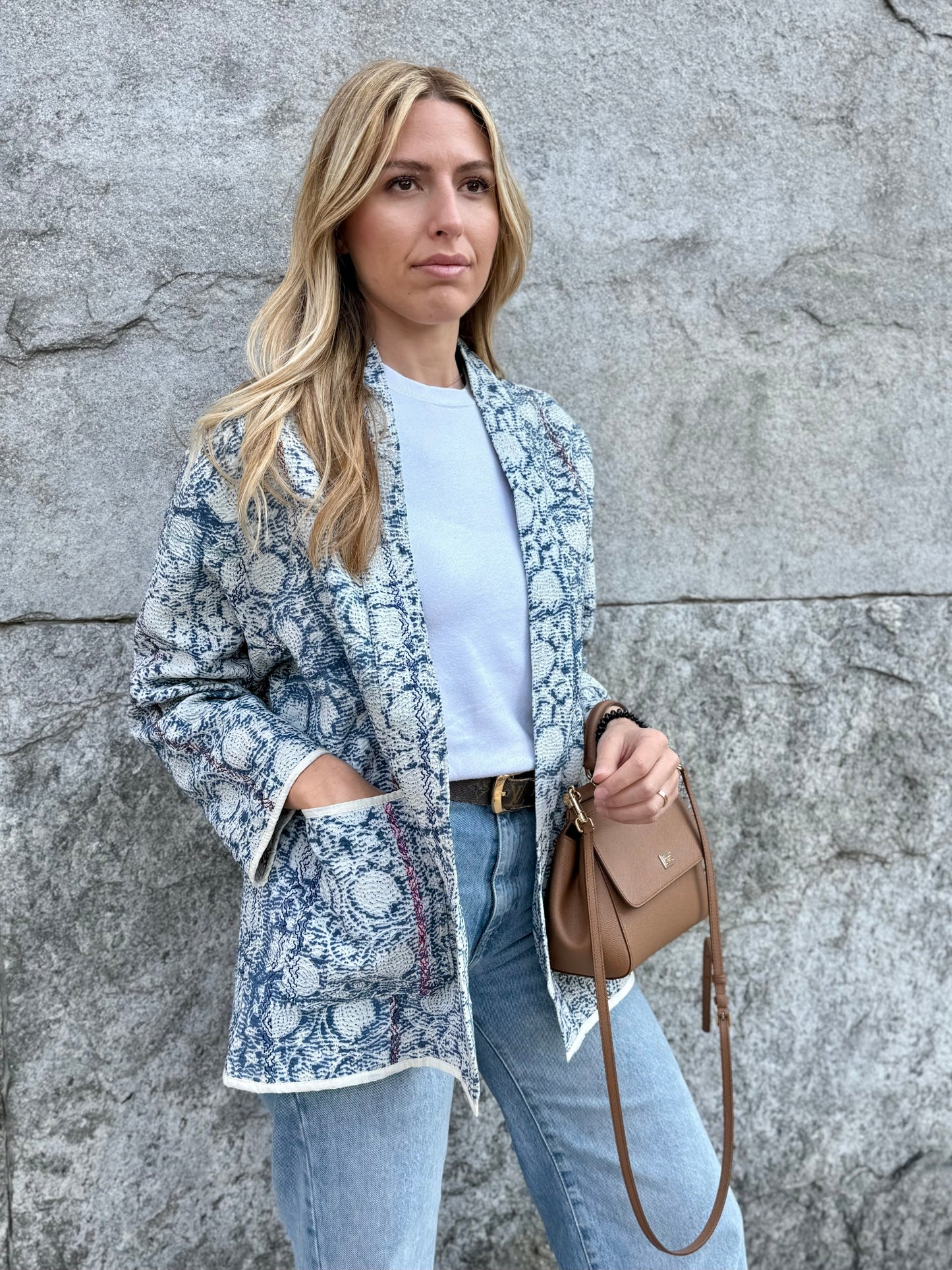 Old Kantha Kimono Jacket