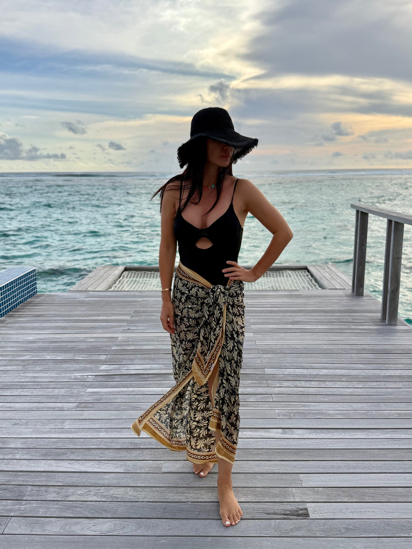 Golden Bagru Pareo/Sarong