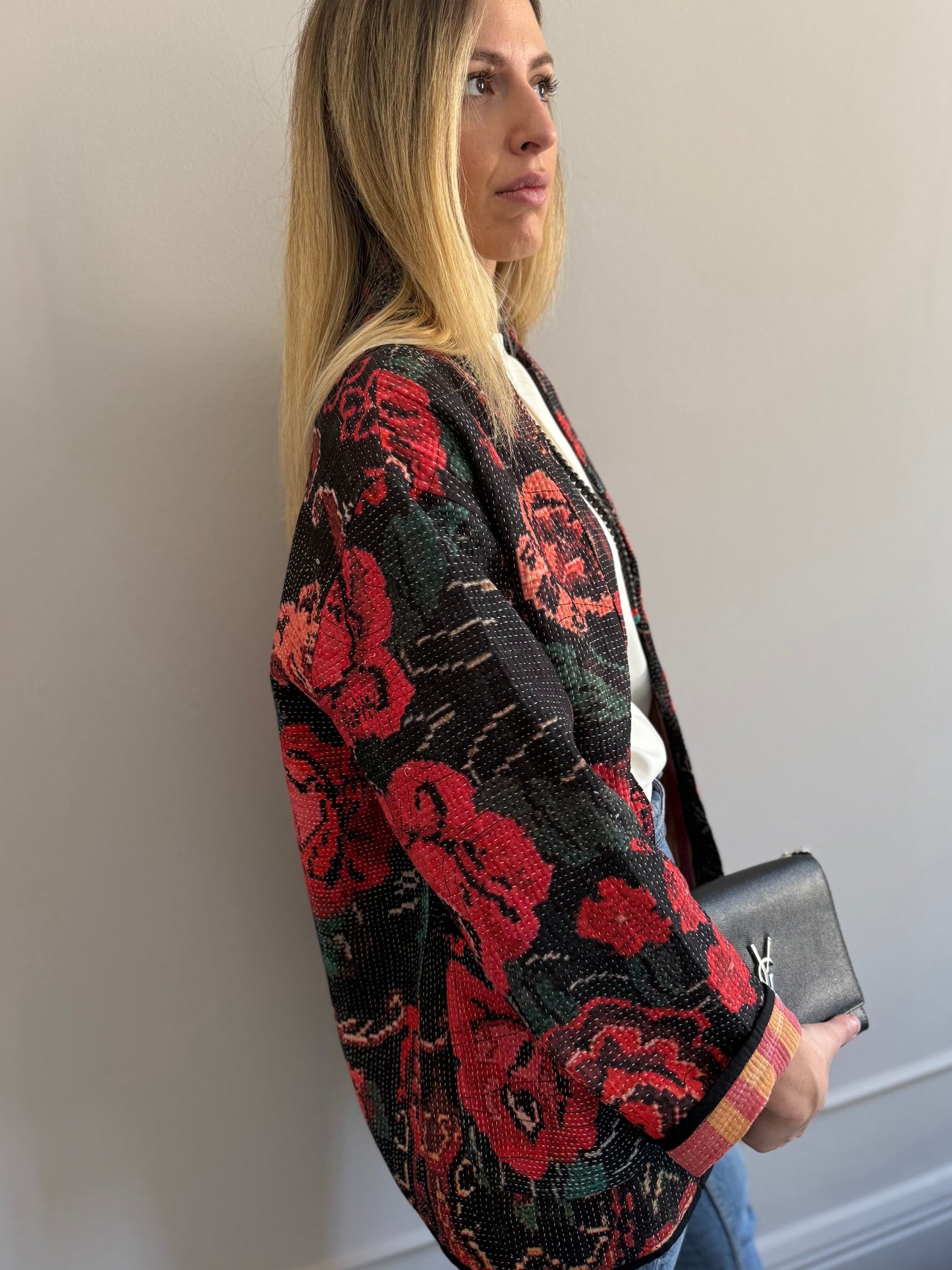 Old Kantha Kimono Jacket