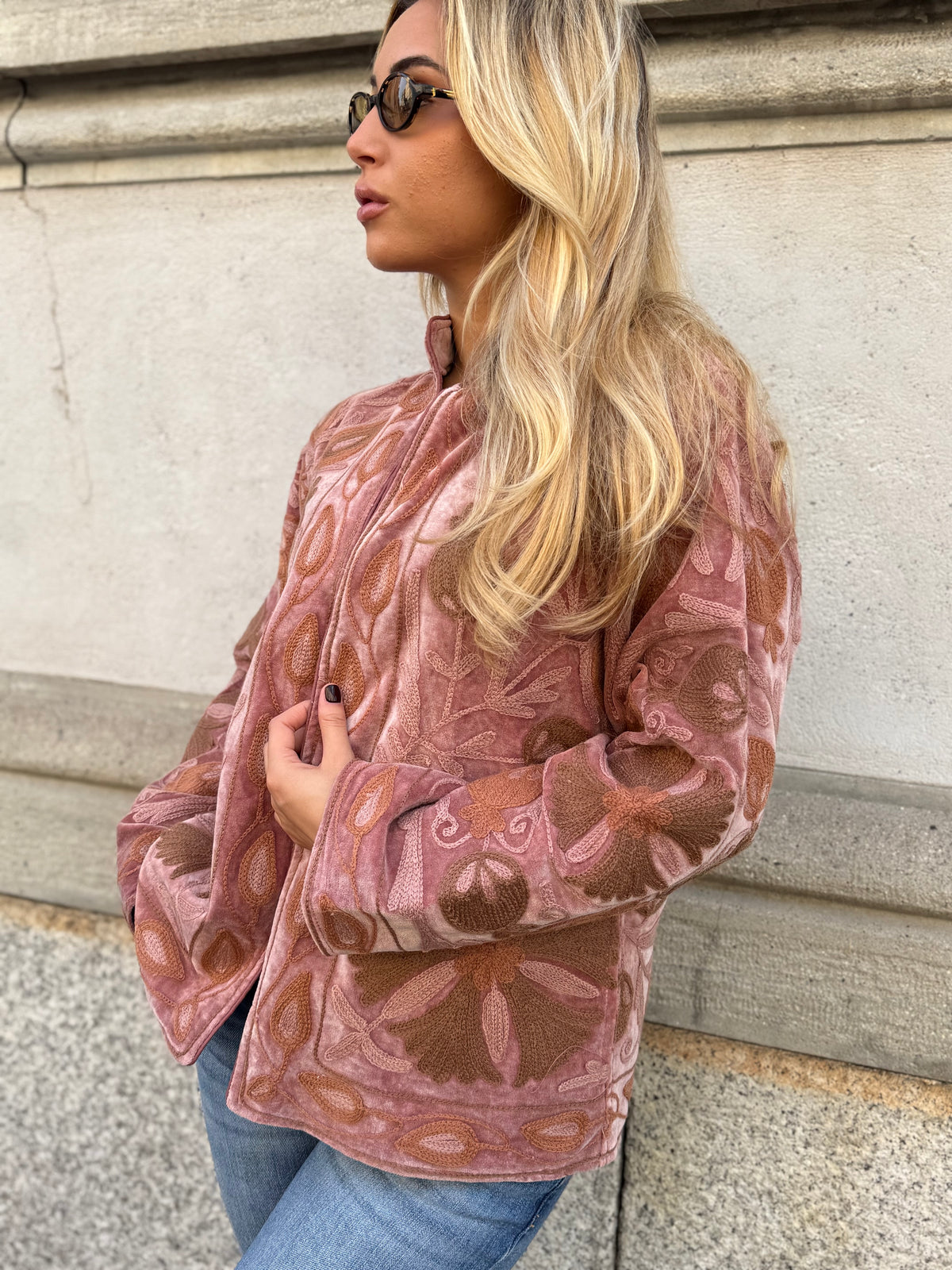 Jodhpur - Velvet Jacket Stone Washed