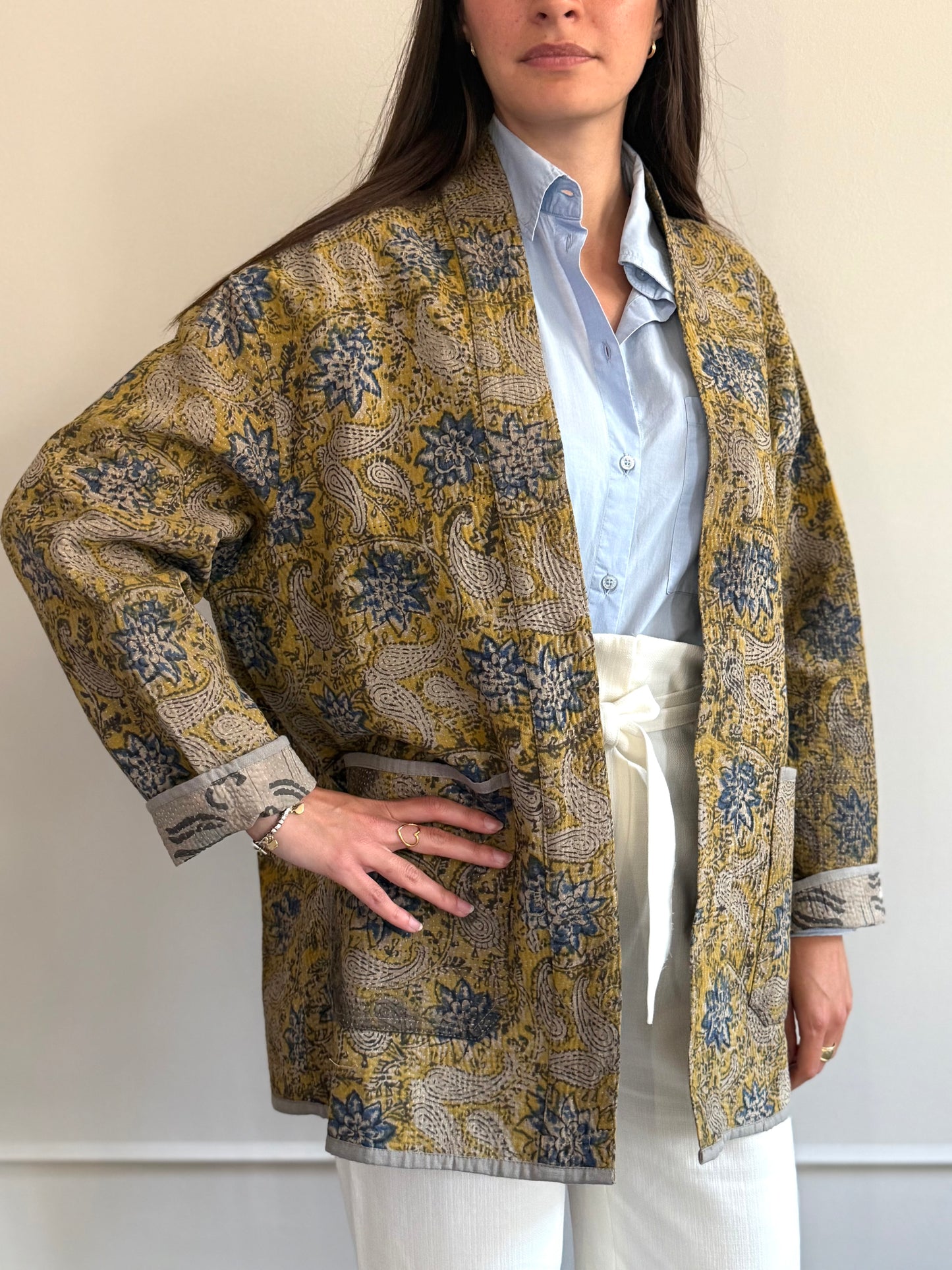Old Kantha Kimono Jacket