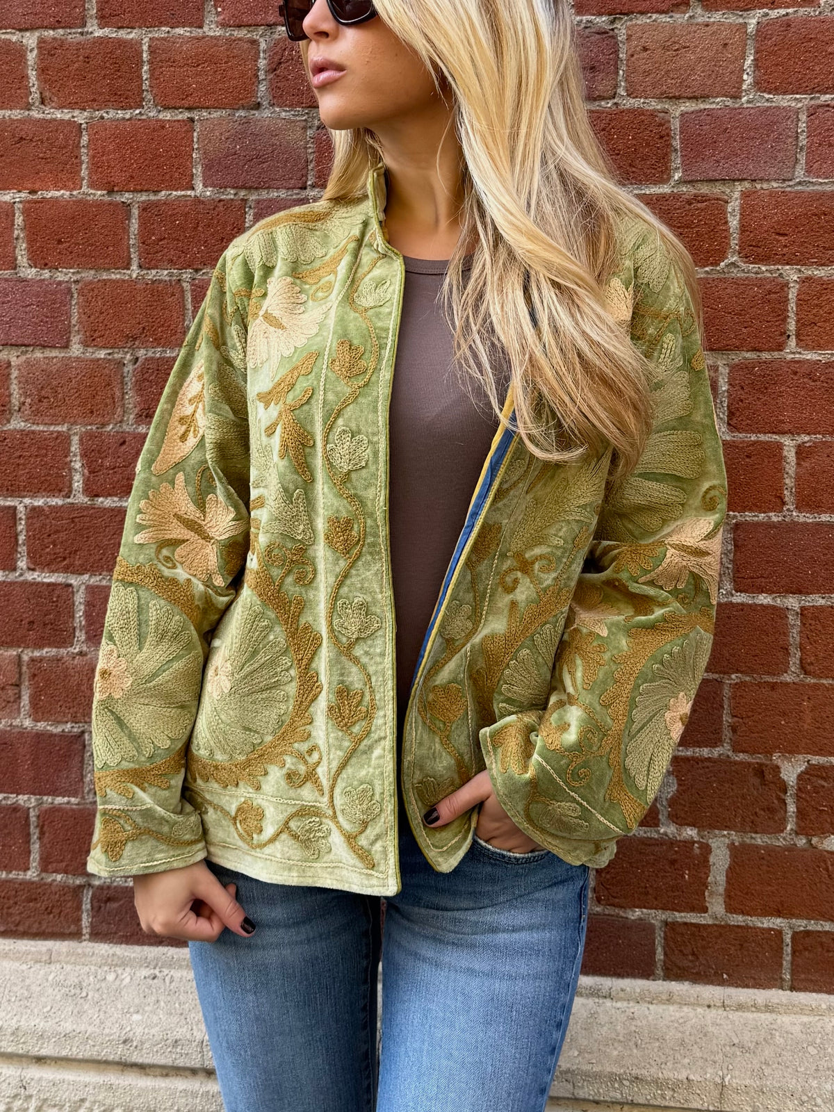 Jodhpur - Velvet Jacket Stone Washed