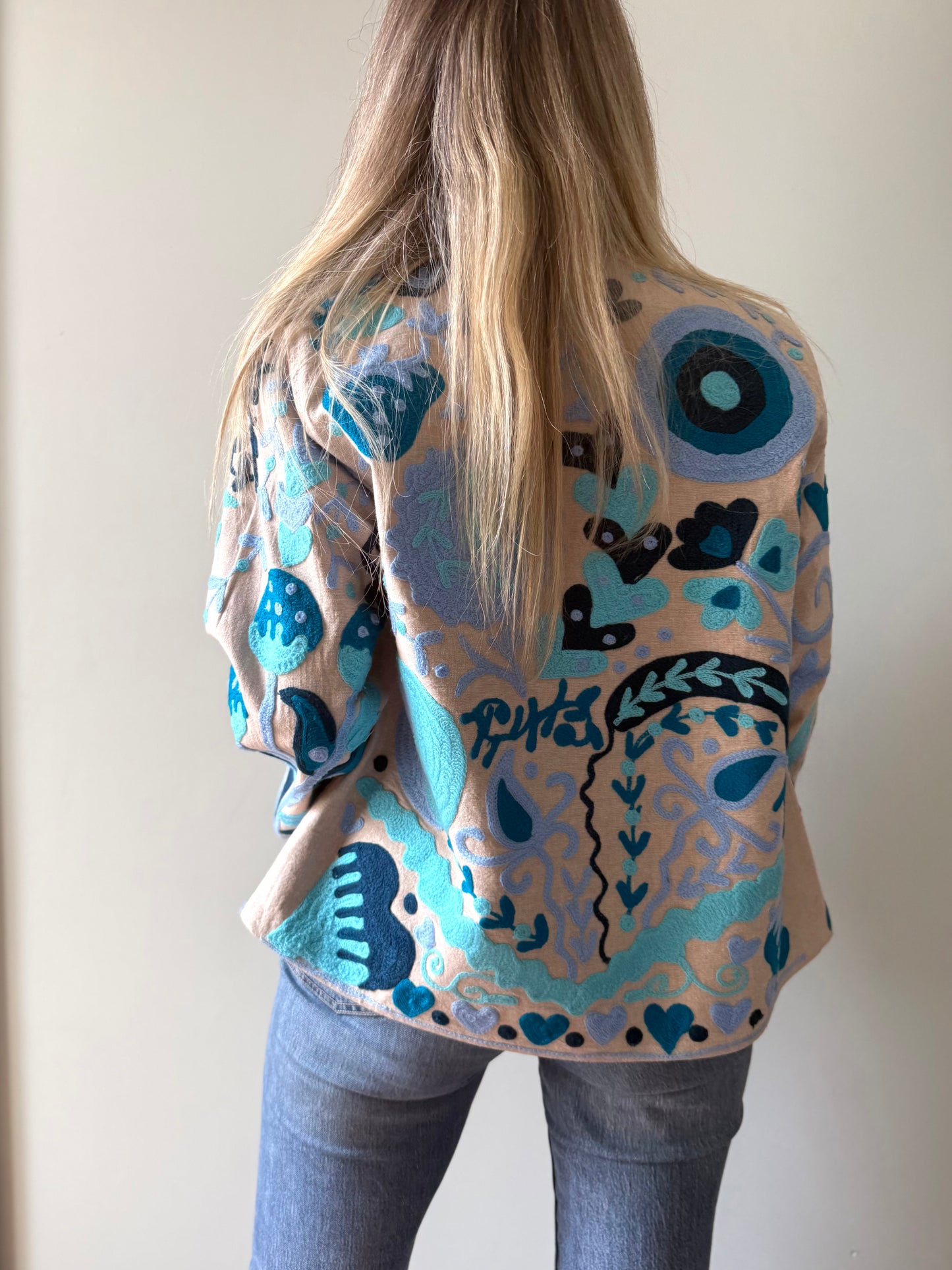 Cotton Boho Jacket Embroidered