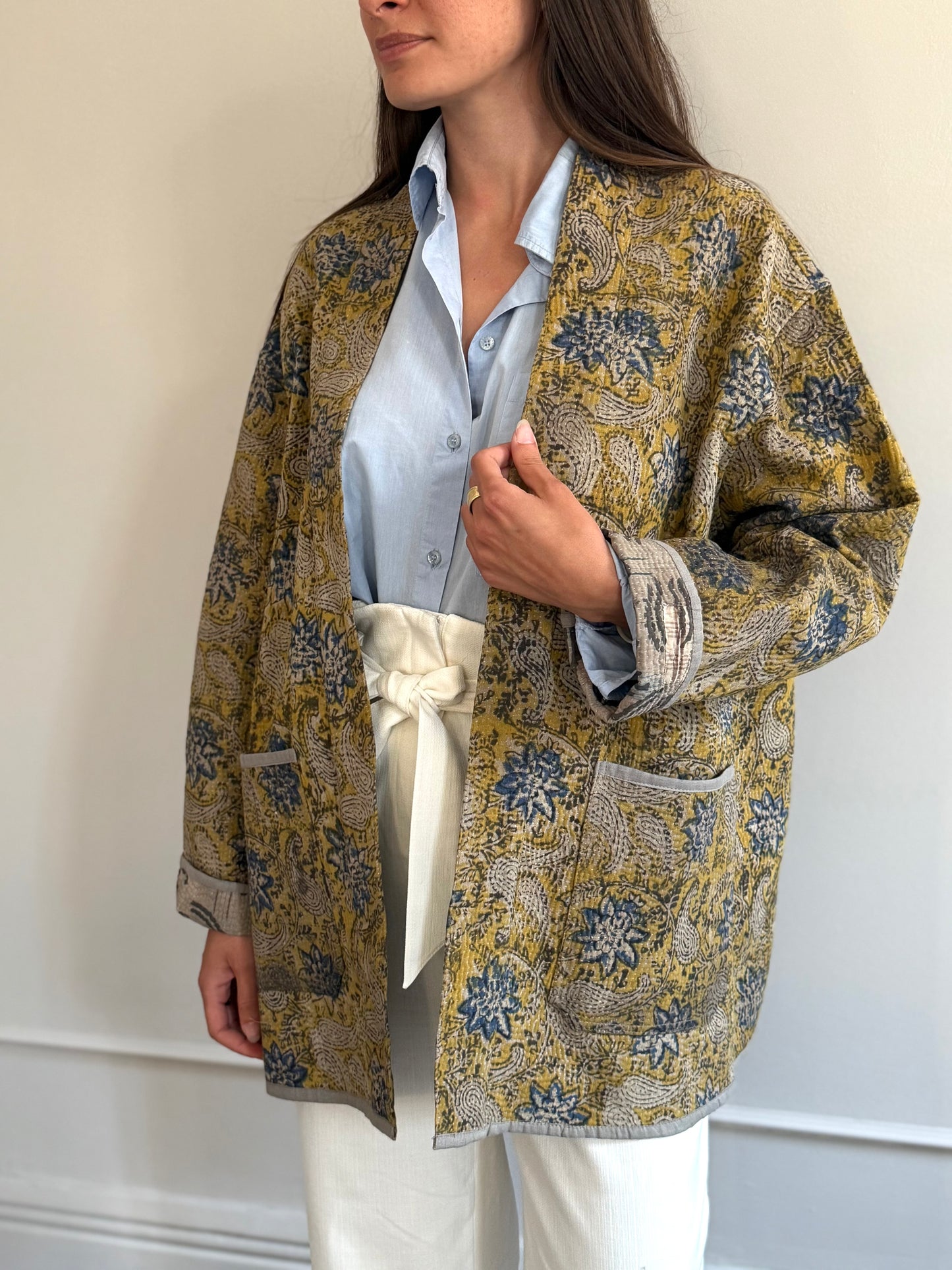 Old Kantha Kimono Jacket