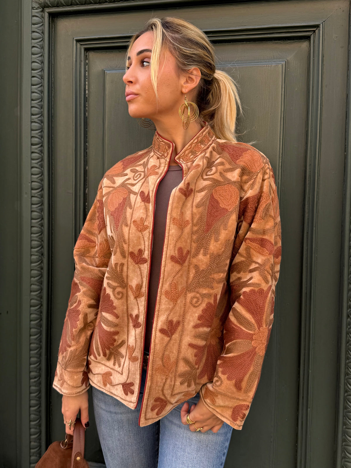 Jodhpur - Velvet Jacket Stone Washed