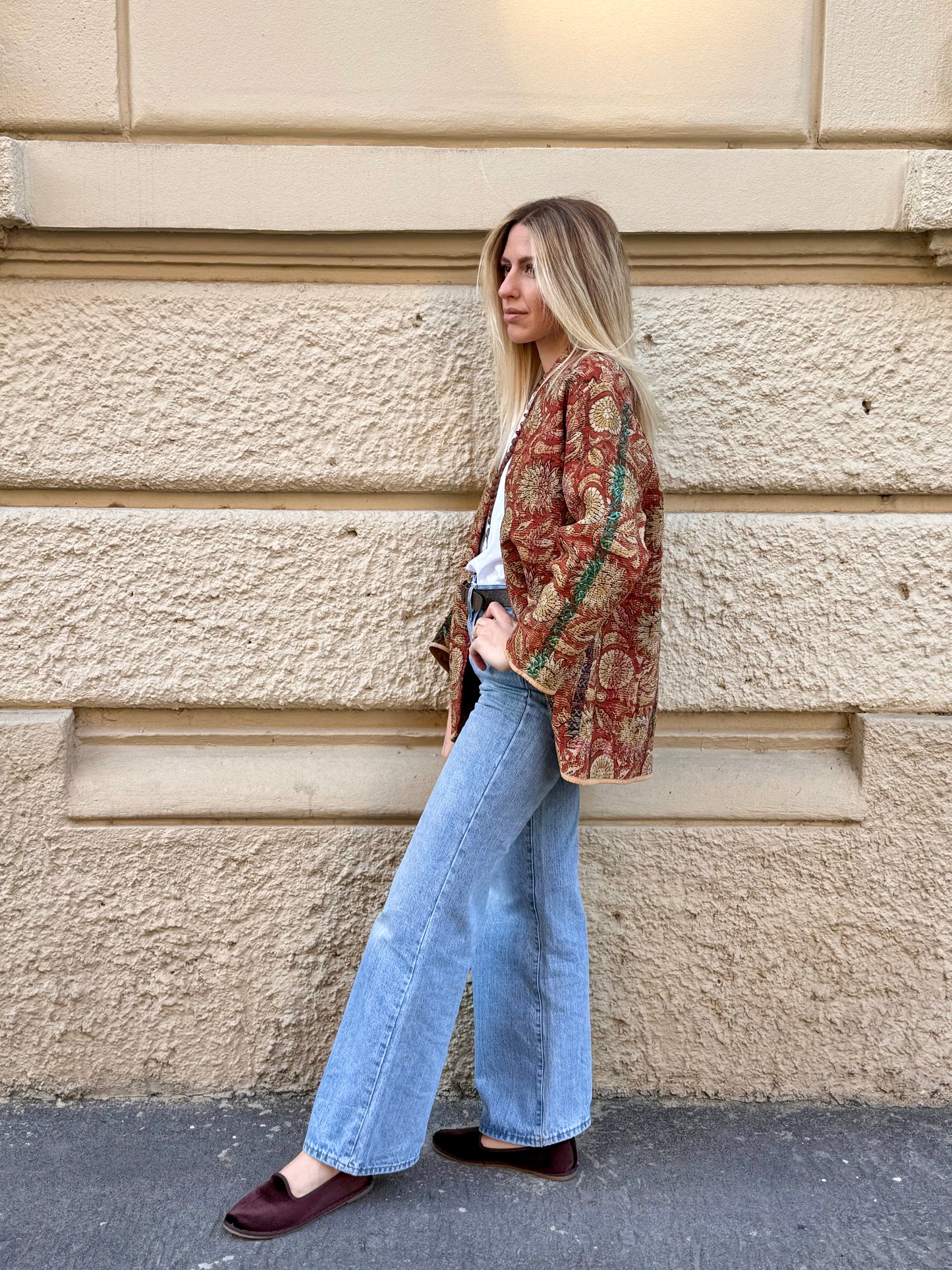 Old Kantha Kimono Jacket