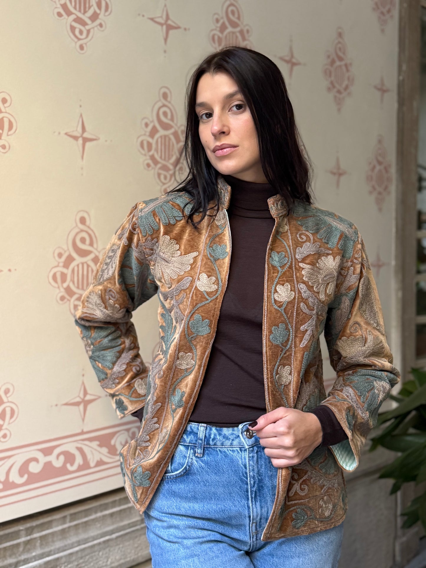 Velvet Jacket Stone Washed - Small