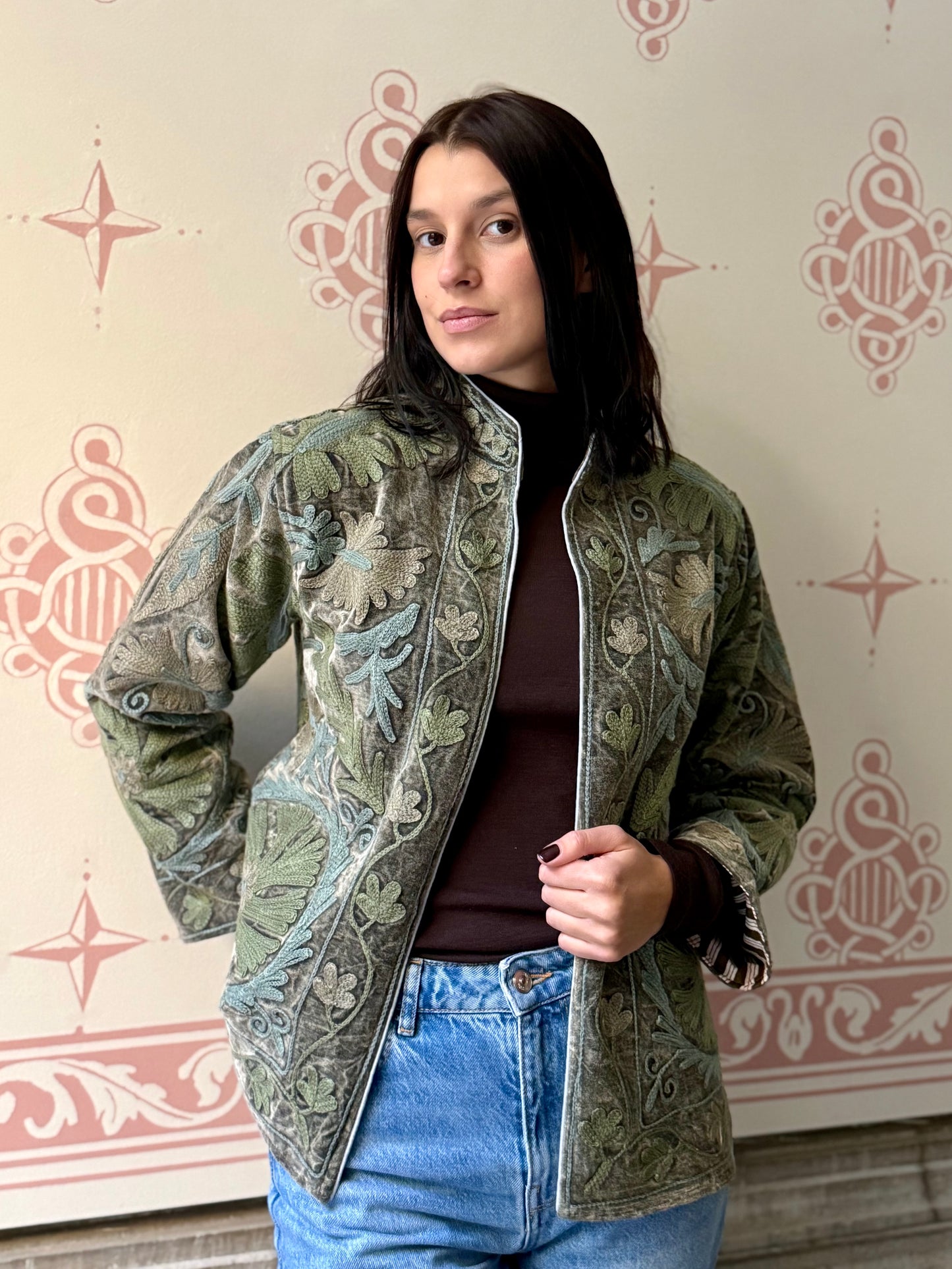 Velvet Jacket Stone Washed - Medium