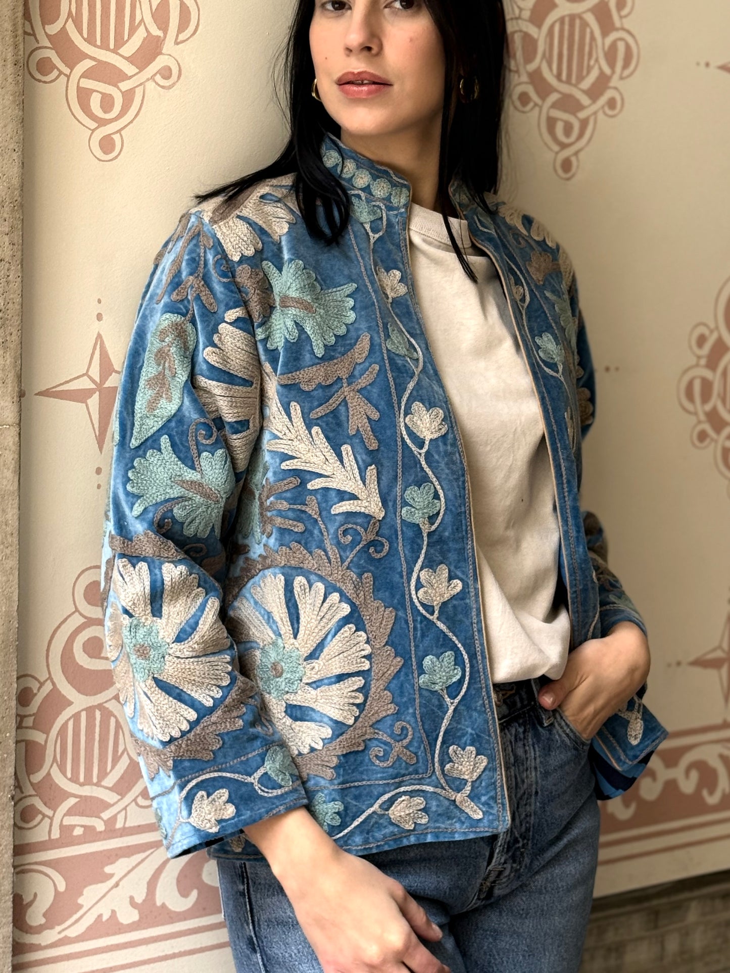 Velvet Jacket Stone Washed - Small