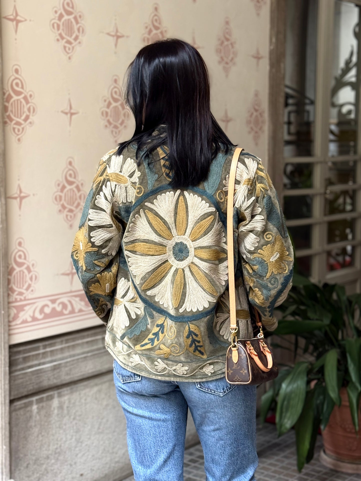 Velvet Jacket Stone Washed - Small