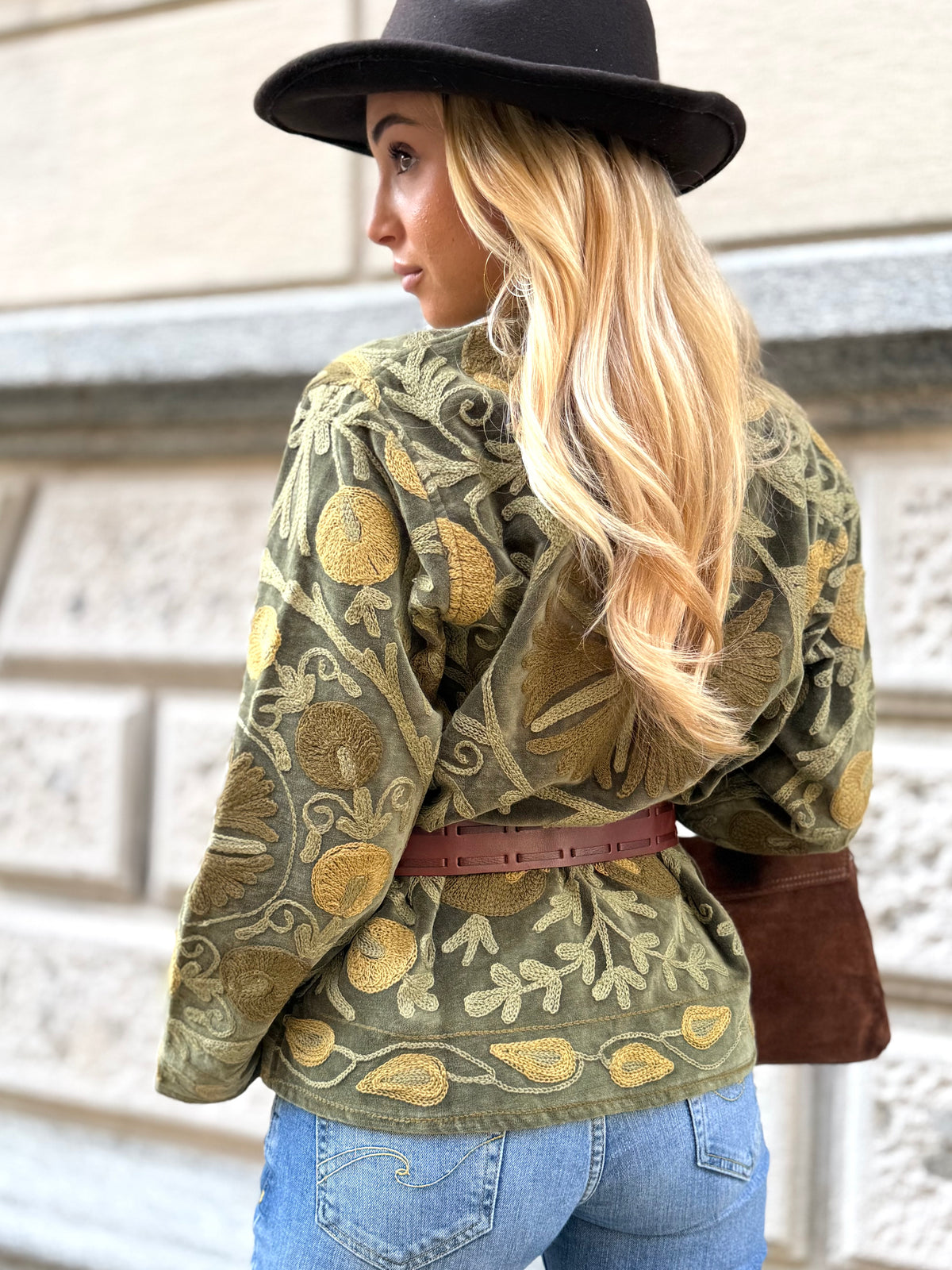 Jodhpur - Velvet Jacket Stone Washed