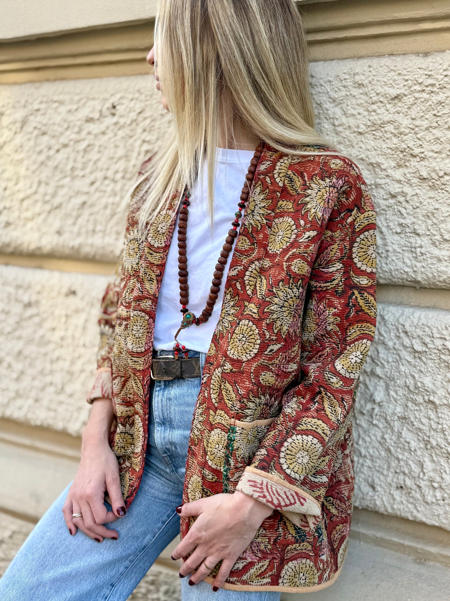 Old Kantha Kimono Jacket