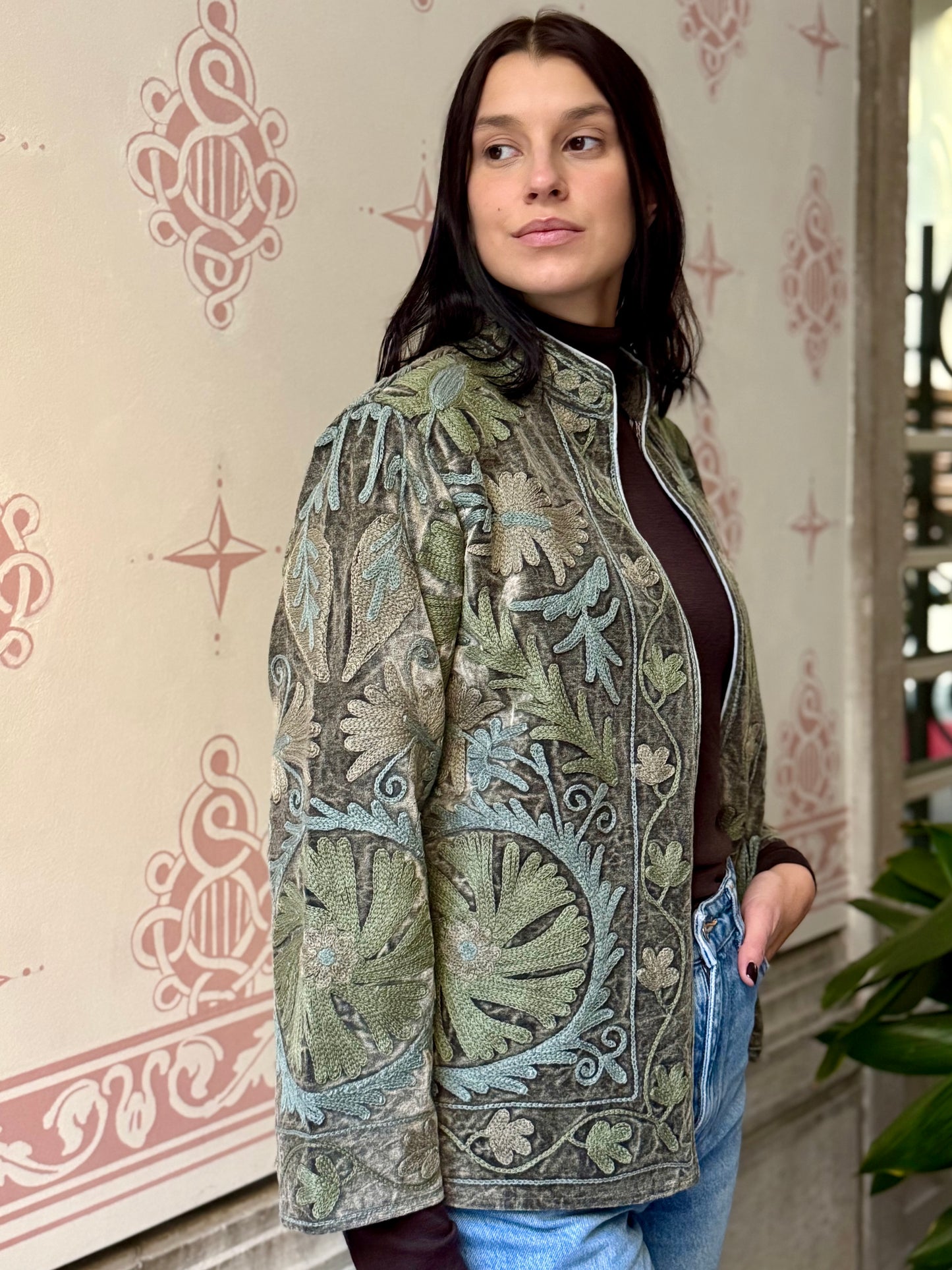 Velvet Jacket Stone Washed - Medium