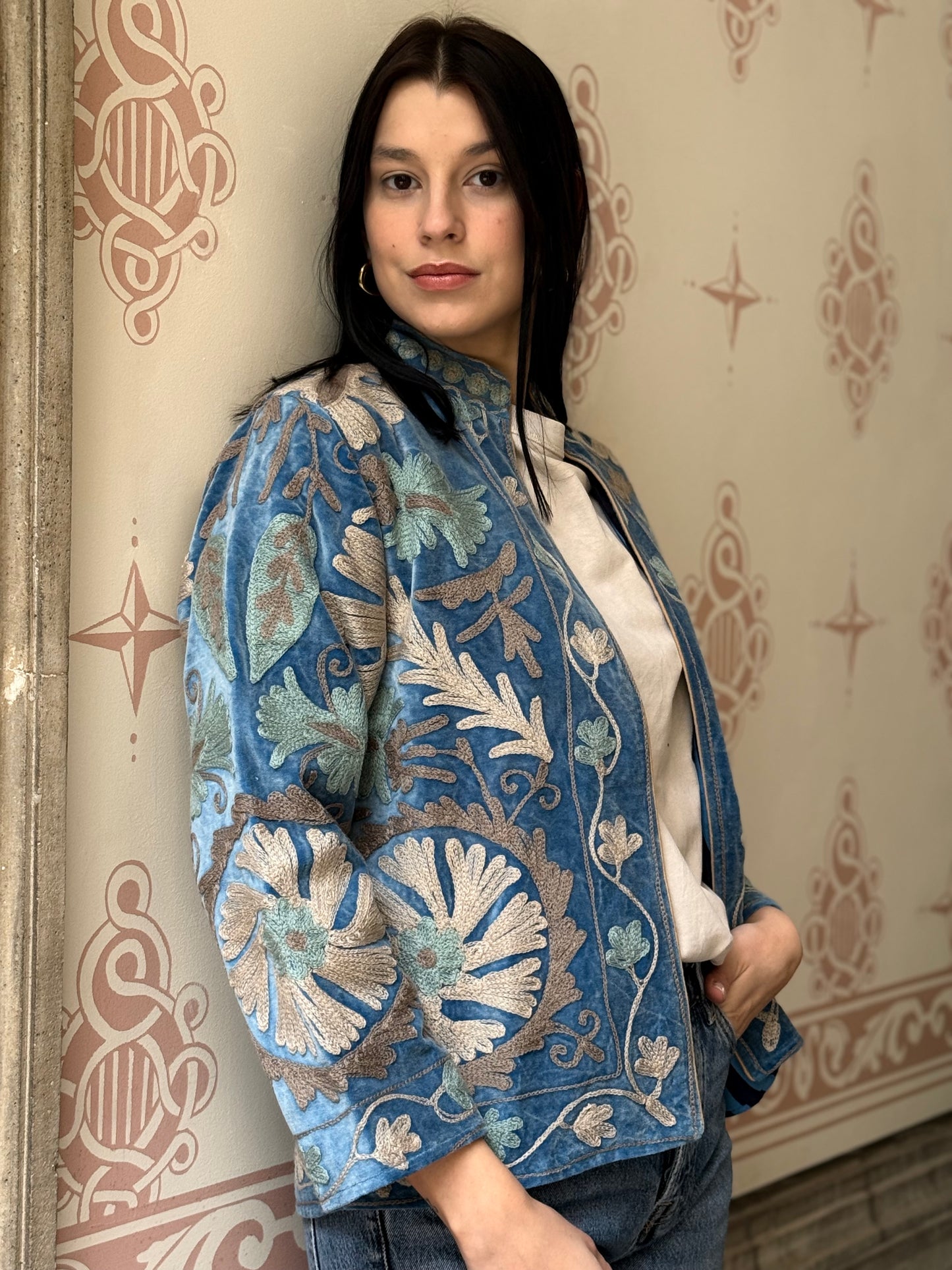 Velvet Jacket Stone Washed - Small