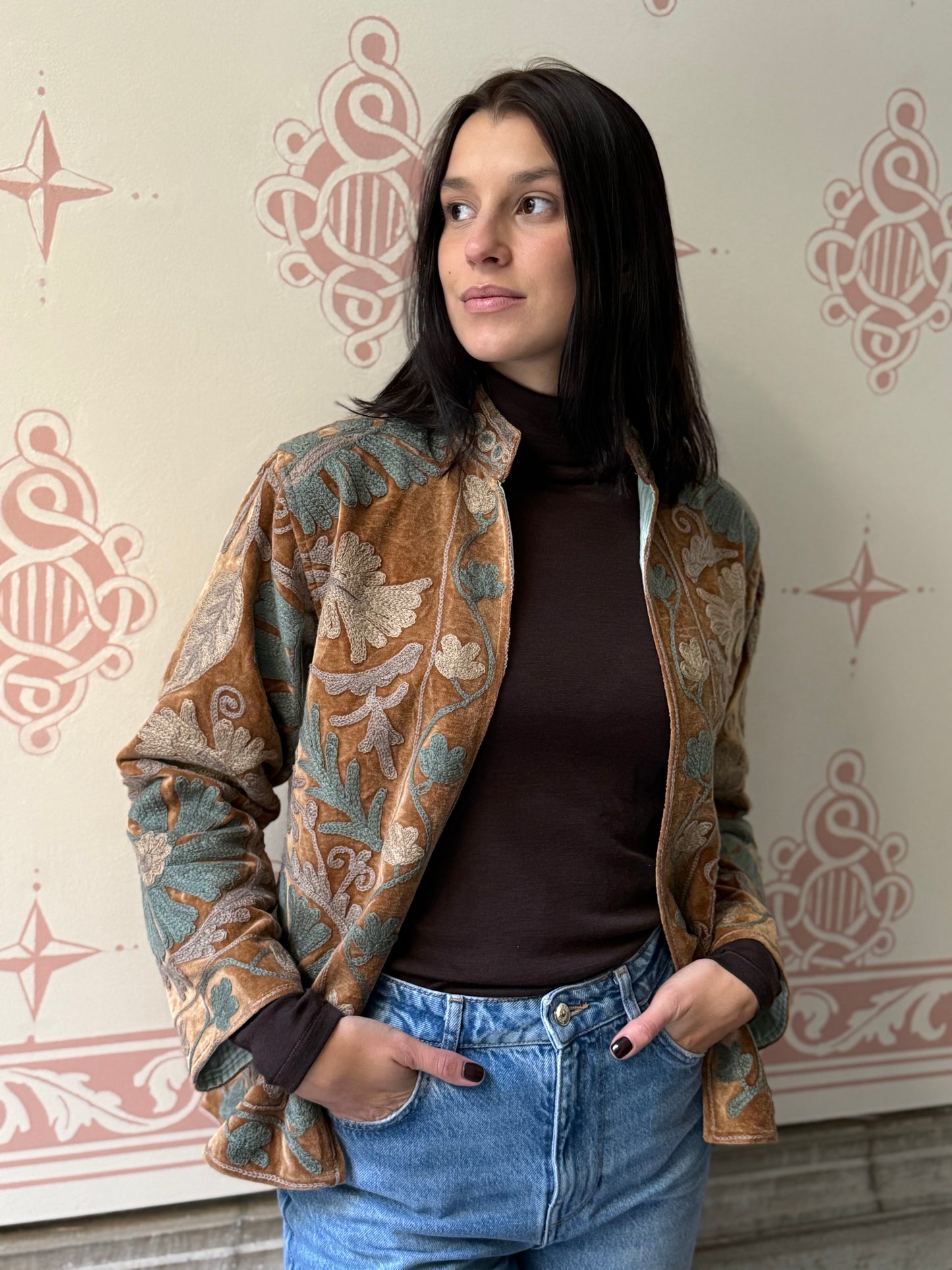 Velvet Jacket Stone Washed - Small