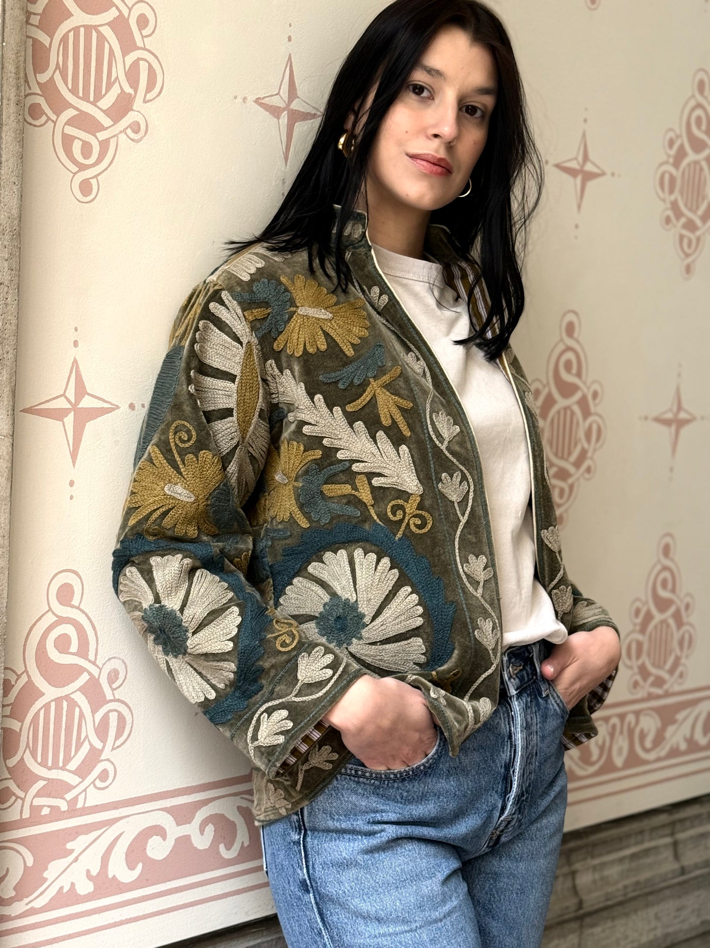 Velvet Jacket Stone Washed - Small