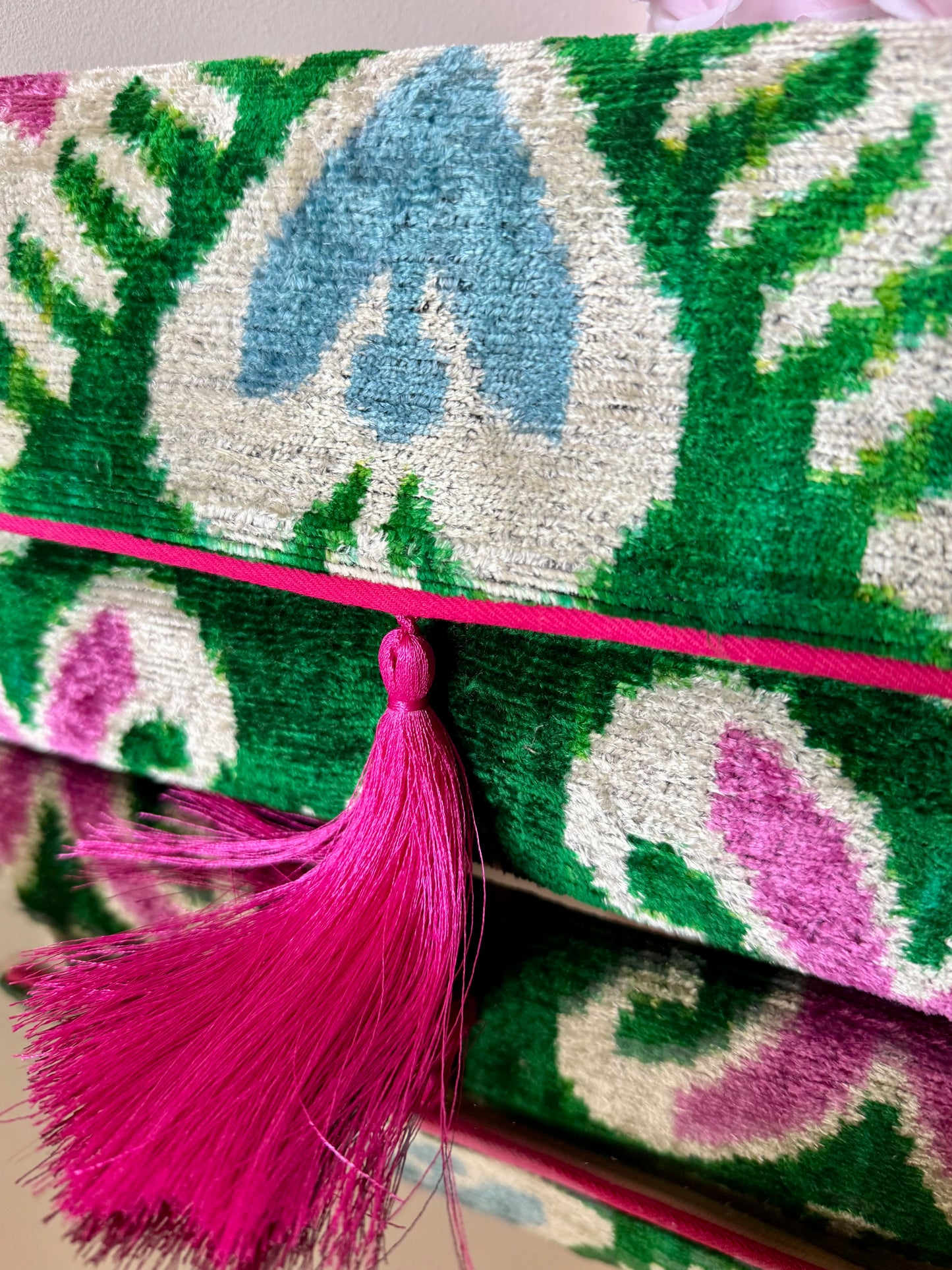 Clutch/Pochette Silk Ikat - Chandani
