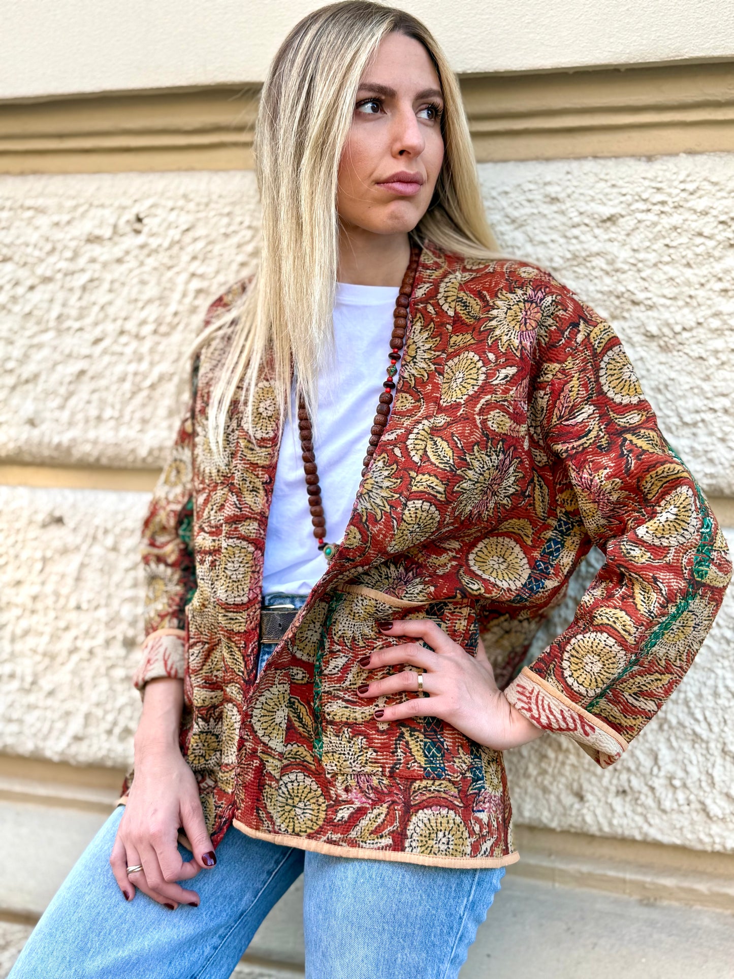 Old Kantha Kimono Jacket
