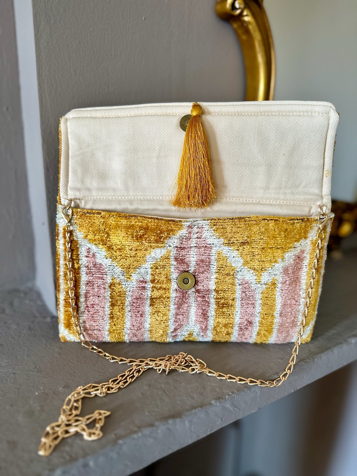 Clutch/Pochette Silk Ikat - Indira