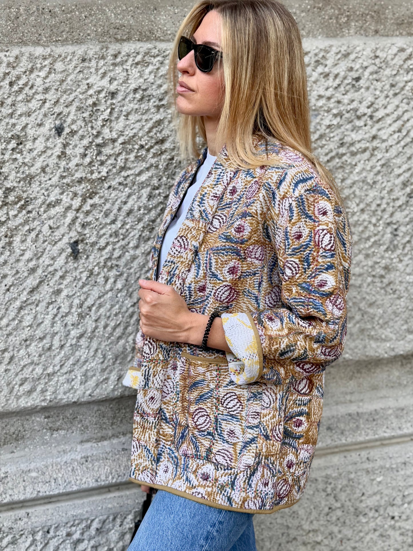 Old Kantha Kimono Jacket