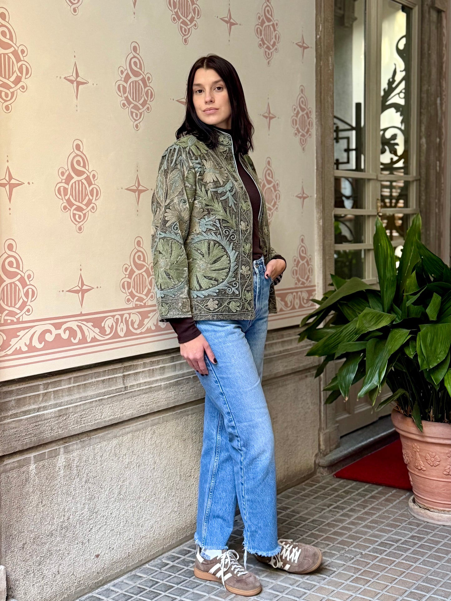 Velvet Jacket Stone Washed - Medium