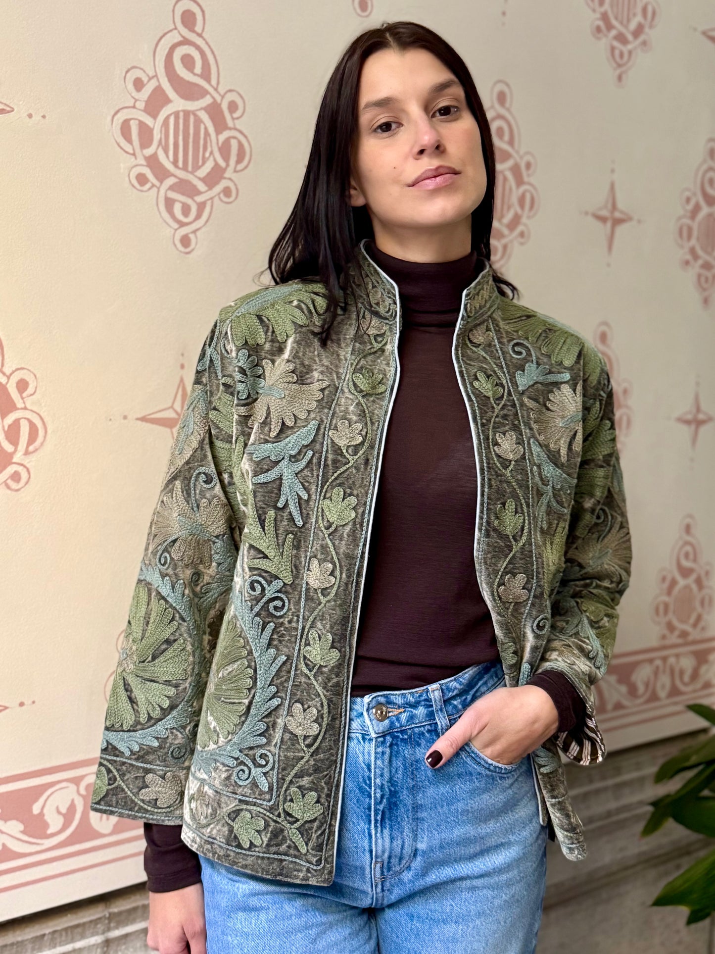 Velvet Jacket Stone Washed - Medium