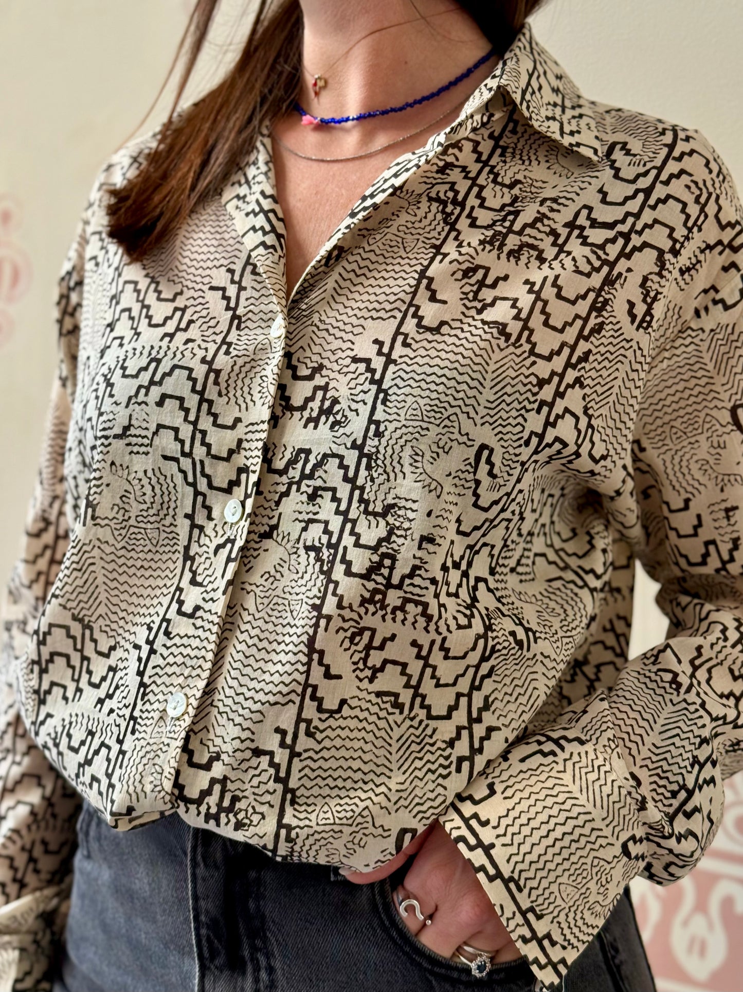 Cotton Shirt - Tibetan Tiger