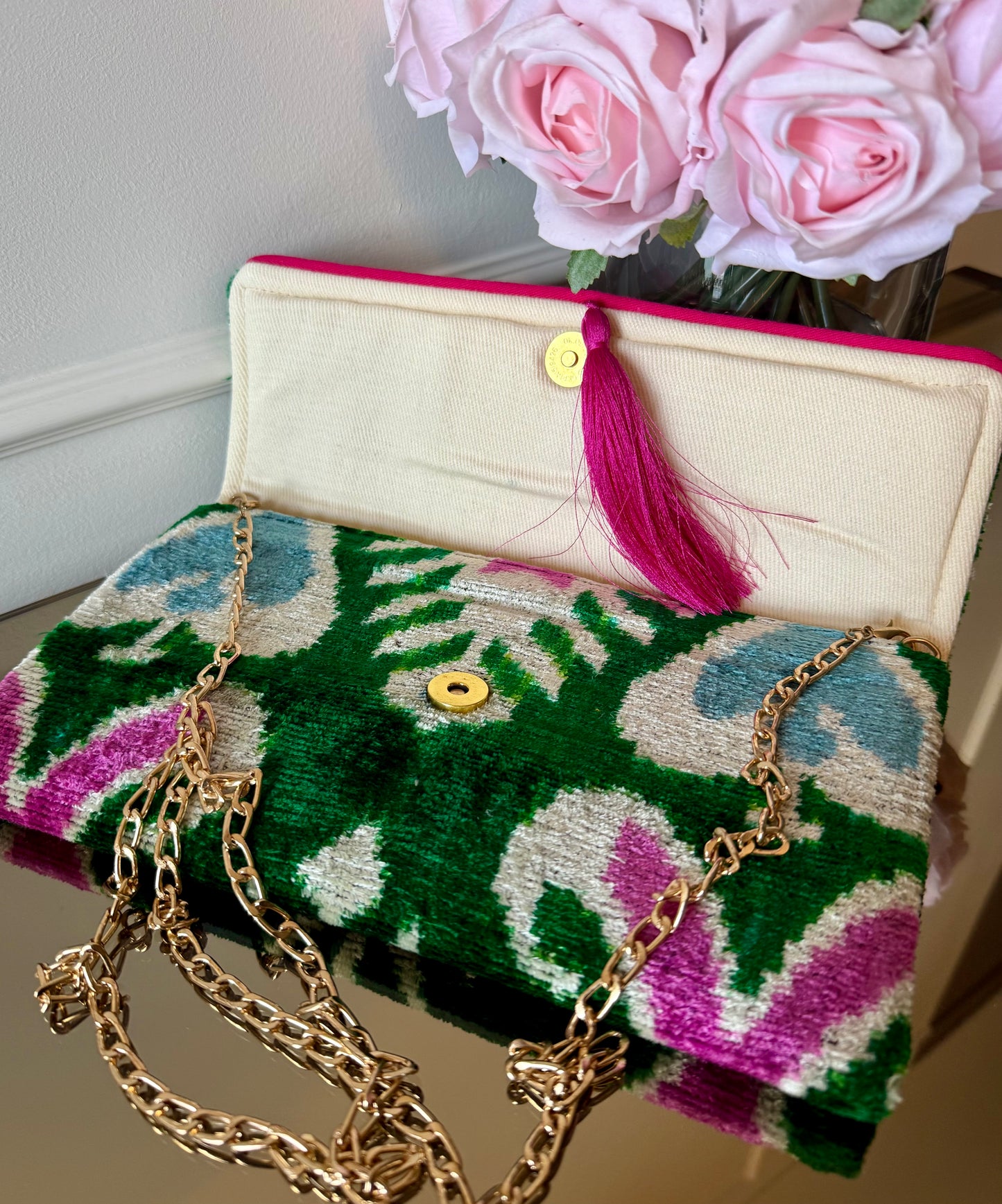 Clutch/Pochette Silk Ikat - Chandani