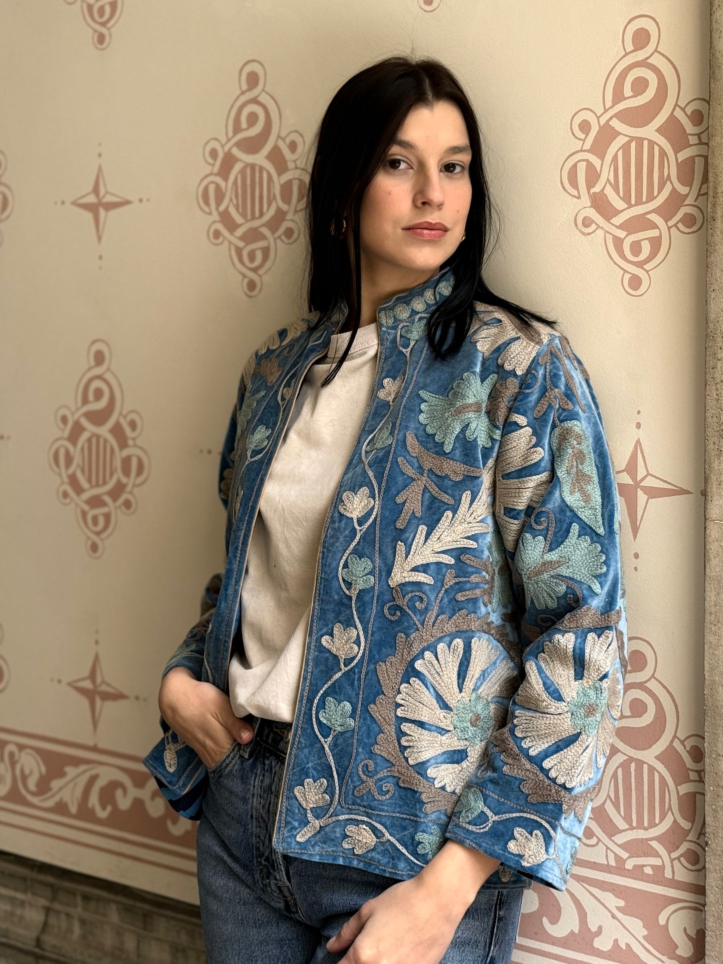 Velvet Jacket Stone Washed - Small