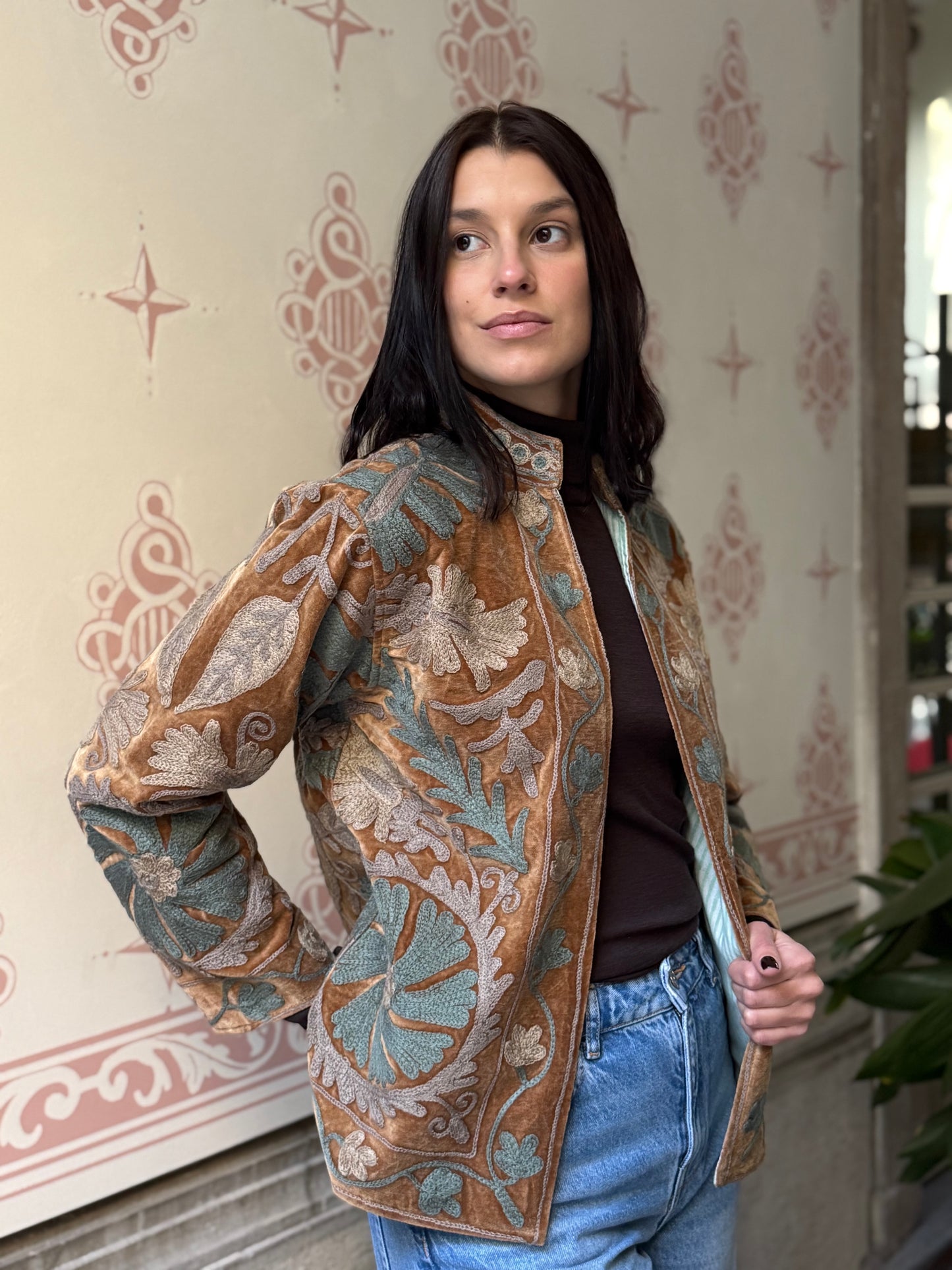 Velvet Jacket Stone Washed - Small