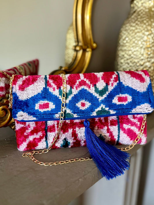 Clutch Pochette Silk Ikat - Dayita