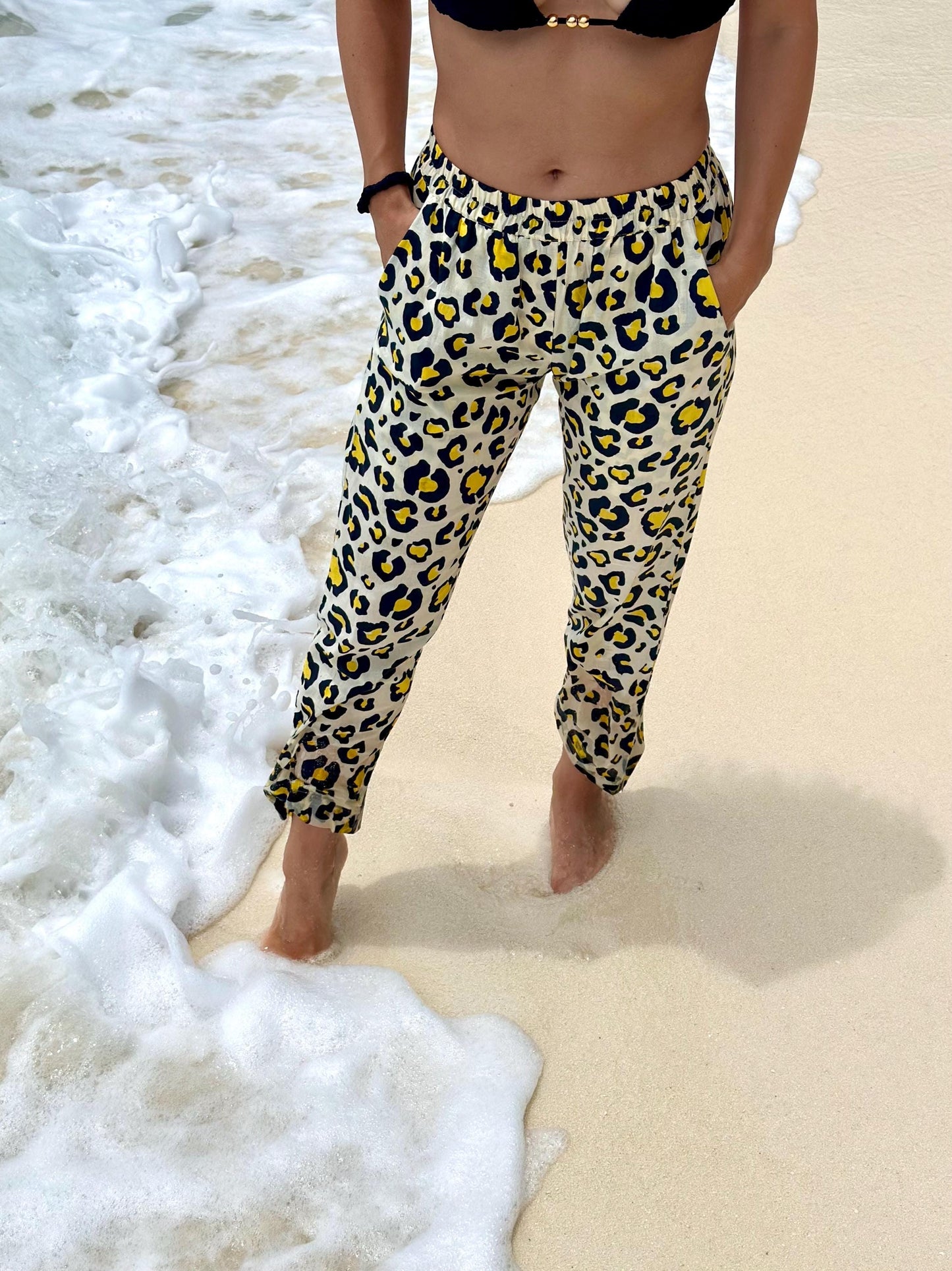 Pantaloni Leopardati