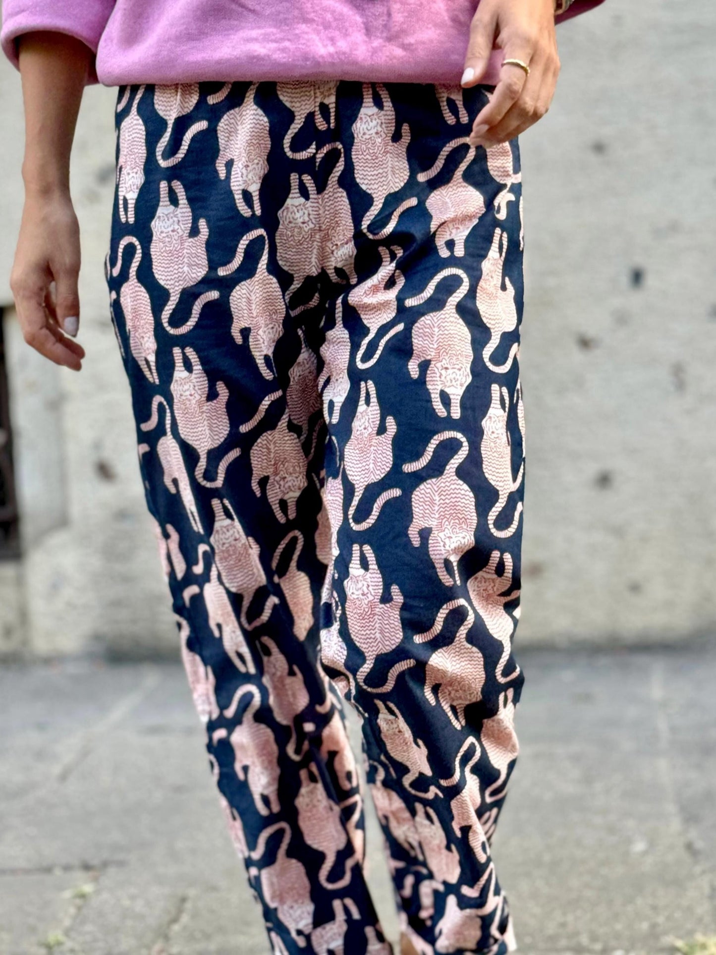 Pantaloni Tigre Tibetana Blu