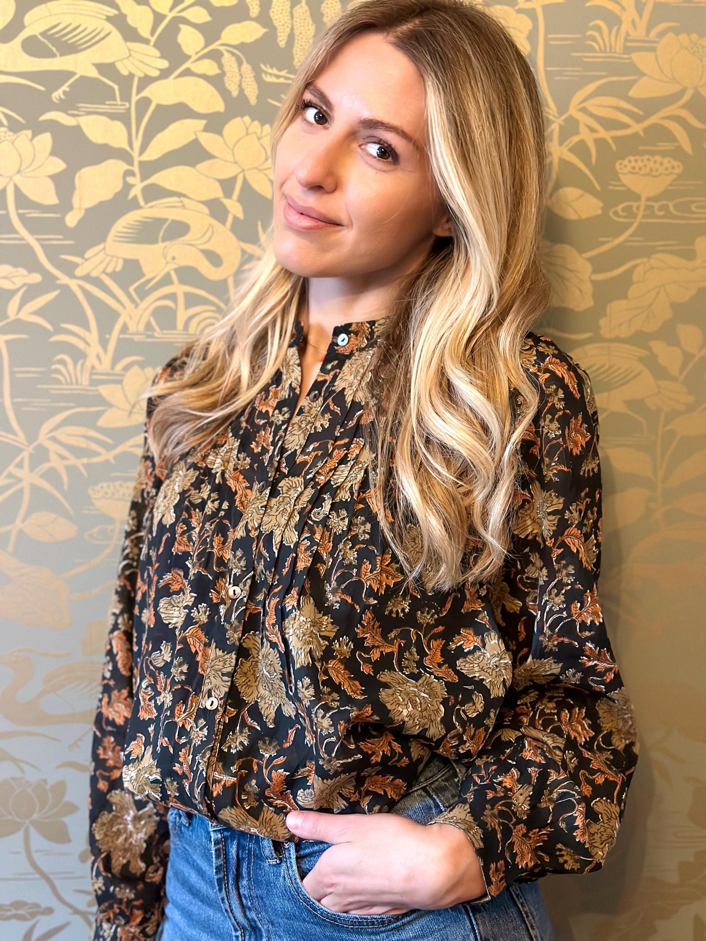Camicia in cotone - Autunno Verde Scuro